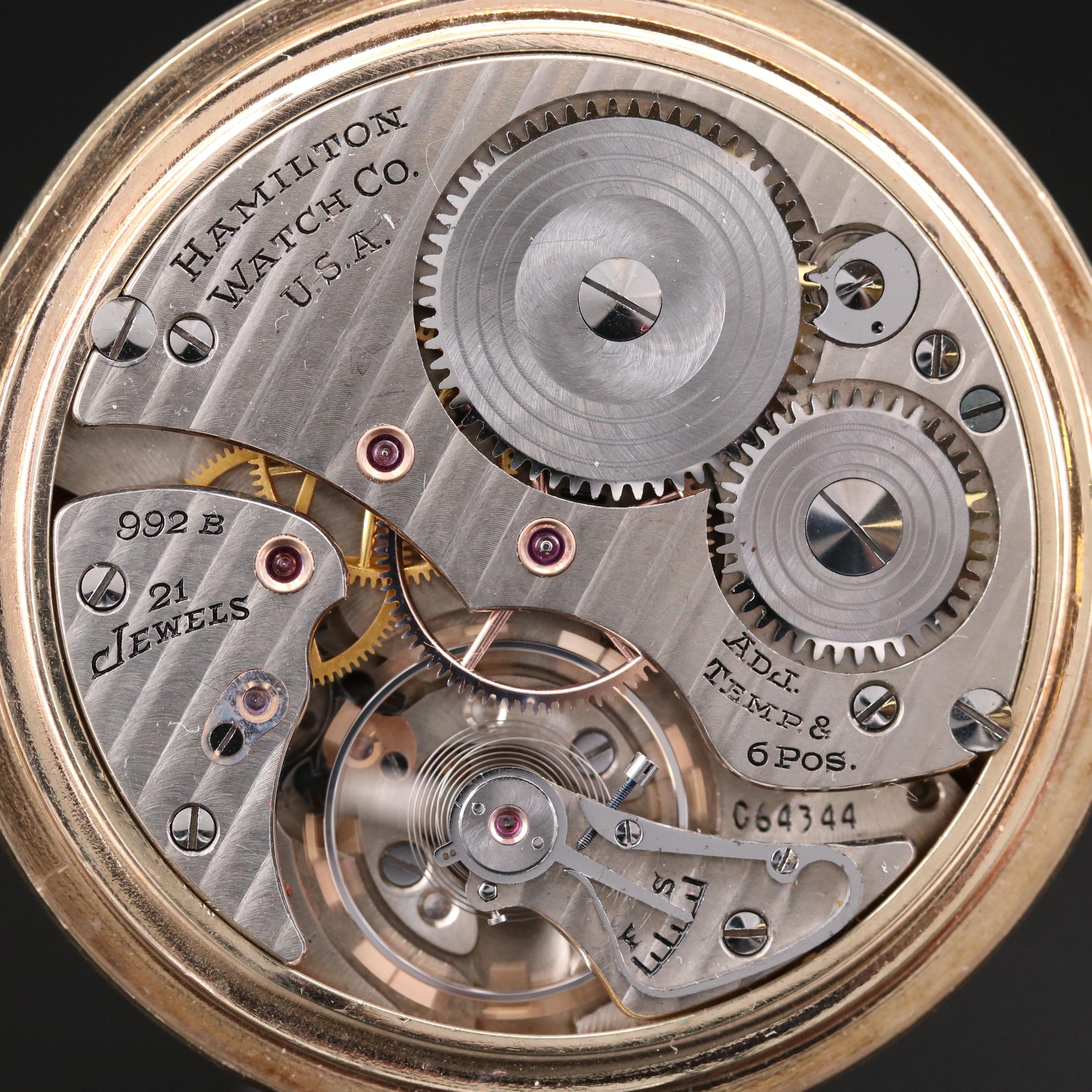 1943 Hamilton Railway Special Pocket Watch