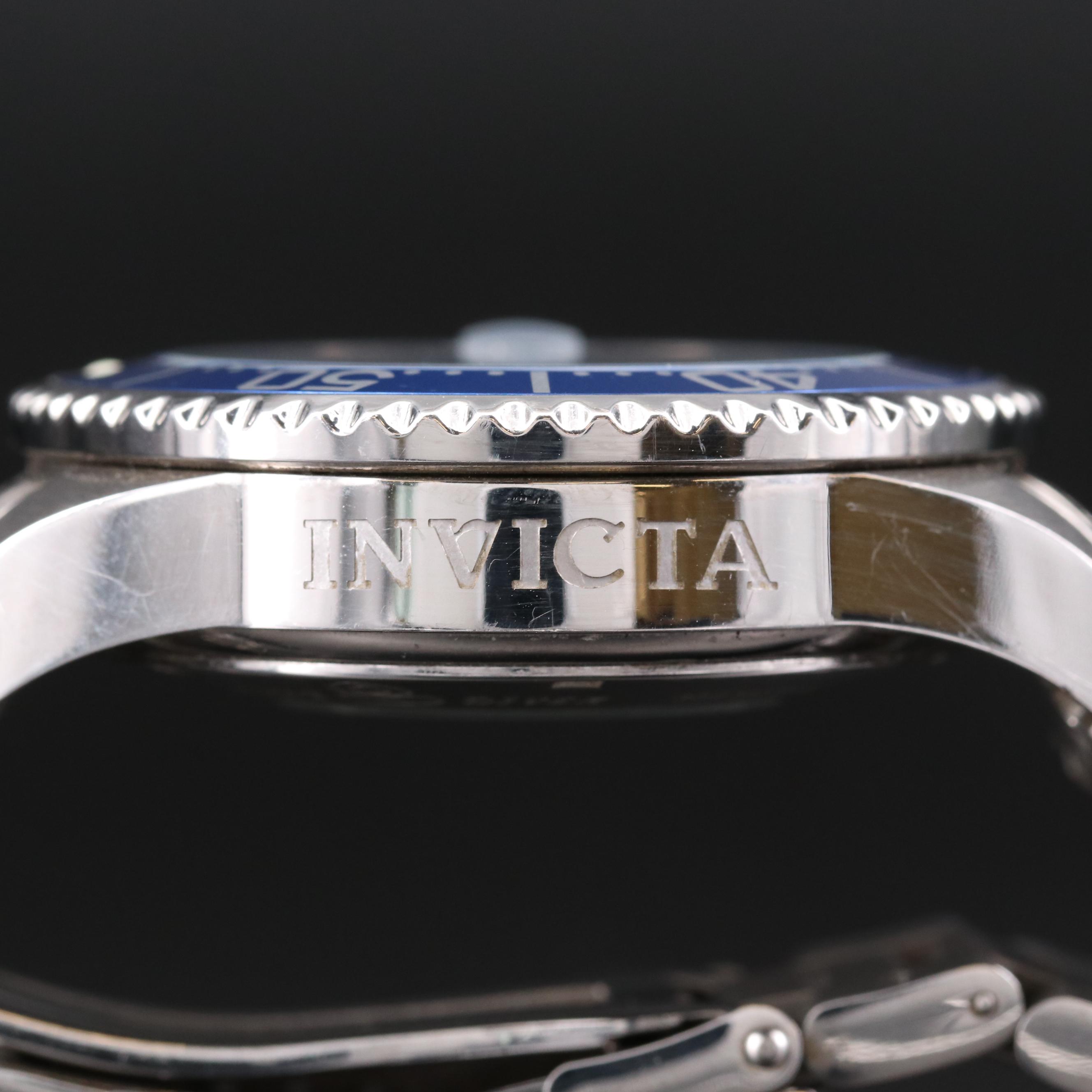 Invicta Gand Diver 10 Year Anniversary Stainless Steel Automatic Watch