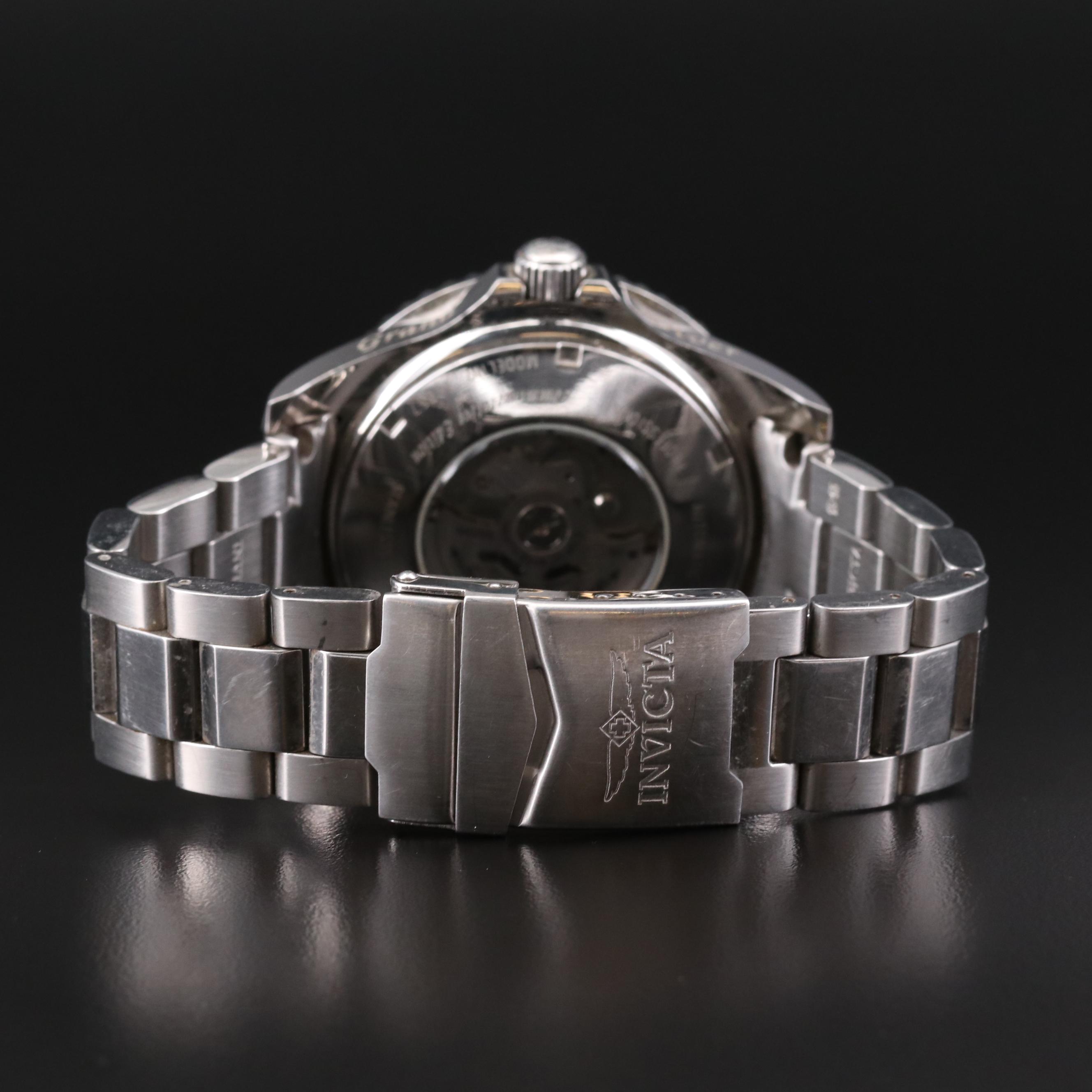 Invicta Gand Diver 10 Year Anniversary Stainless Steel Automatic Watch