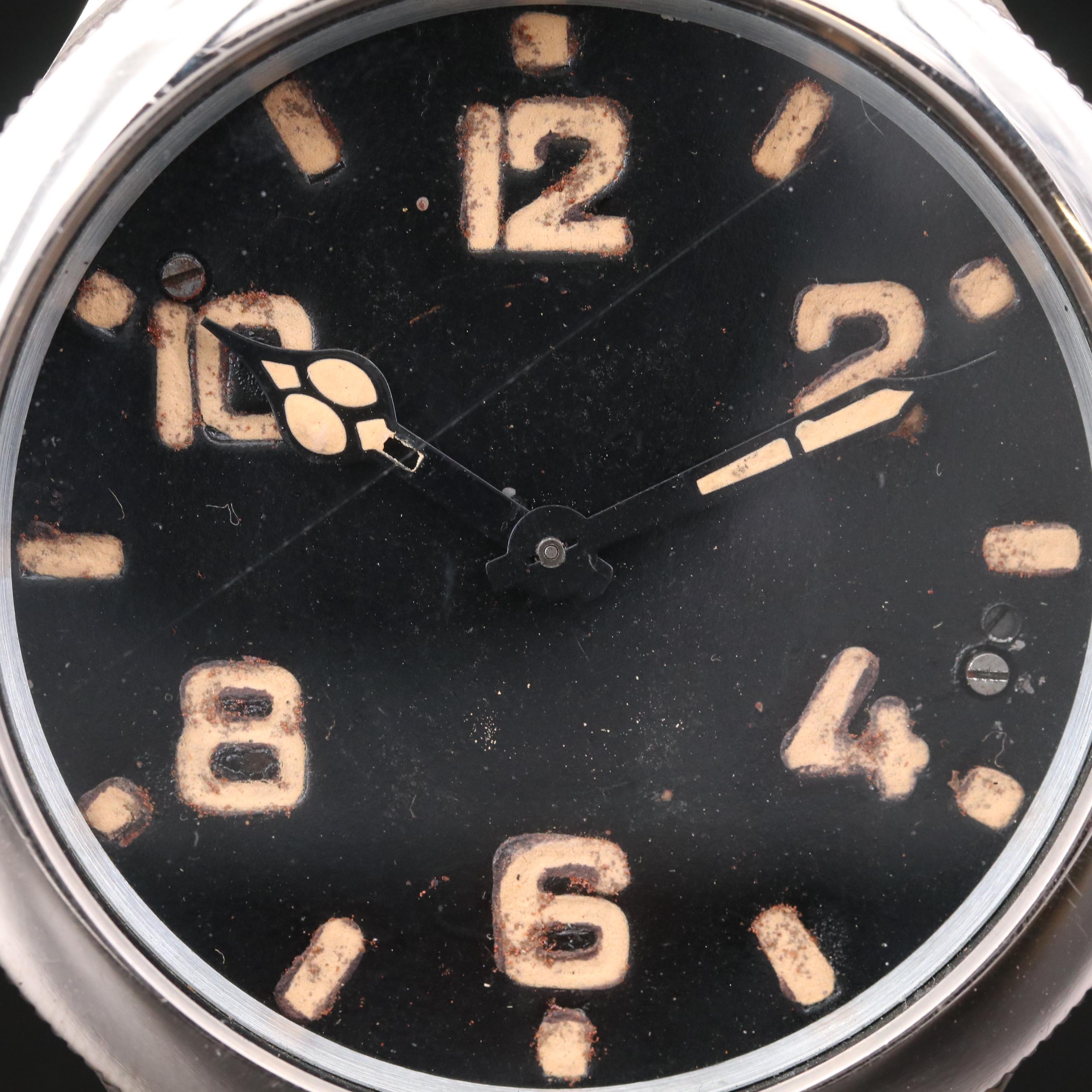 Vintage Zlatoust 191-CHS Soviet Military Stainless Steel Dive Watch