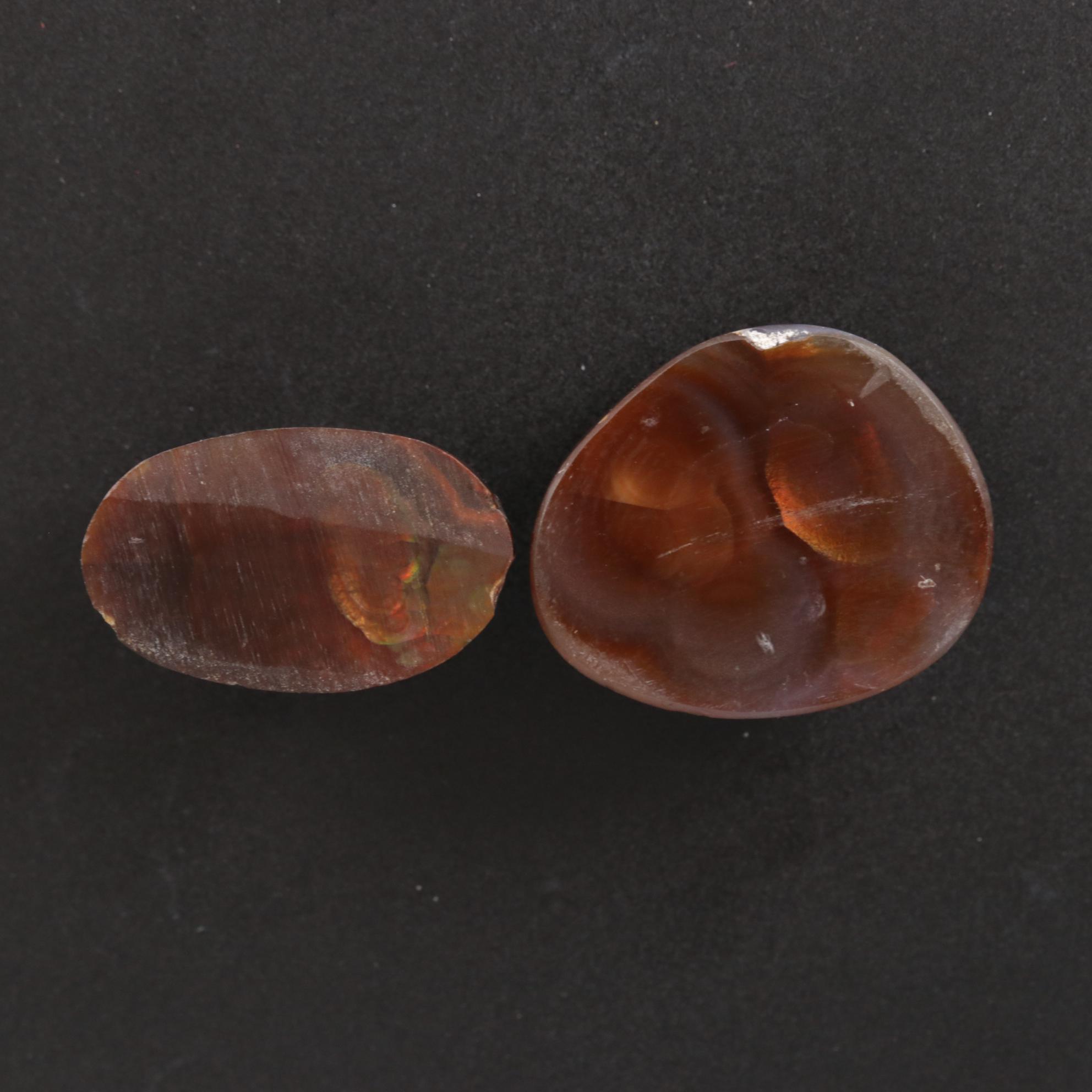 Loose Fire Agate Freeform Cabochons