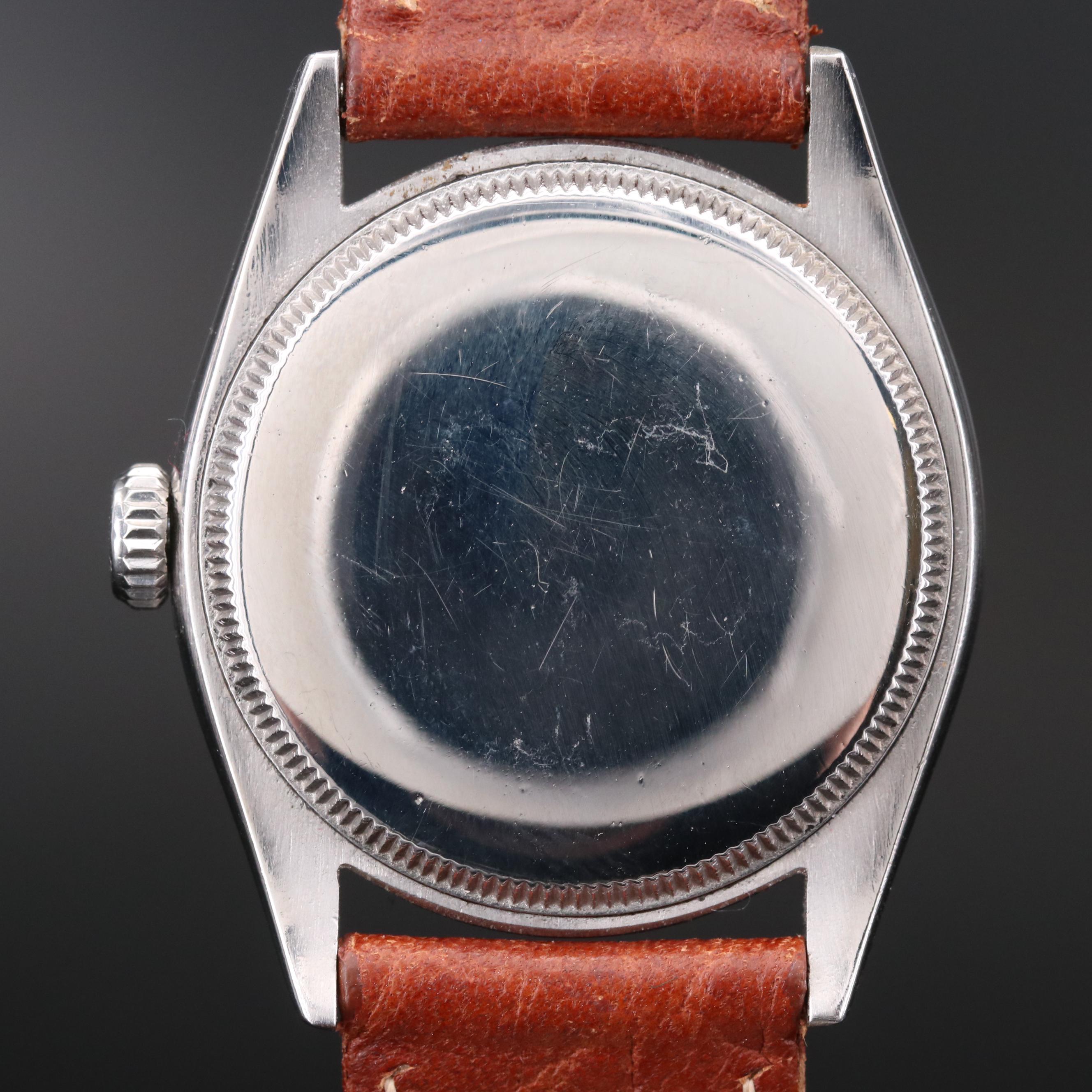 1952 Rolex Oyster Arabic Dial Stainless Steel Watch