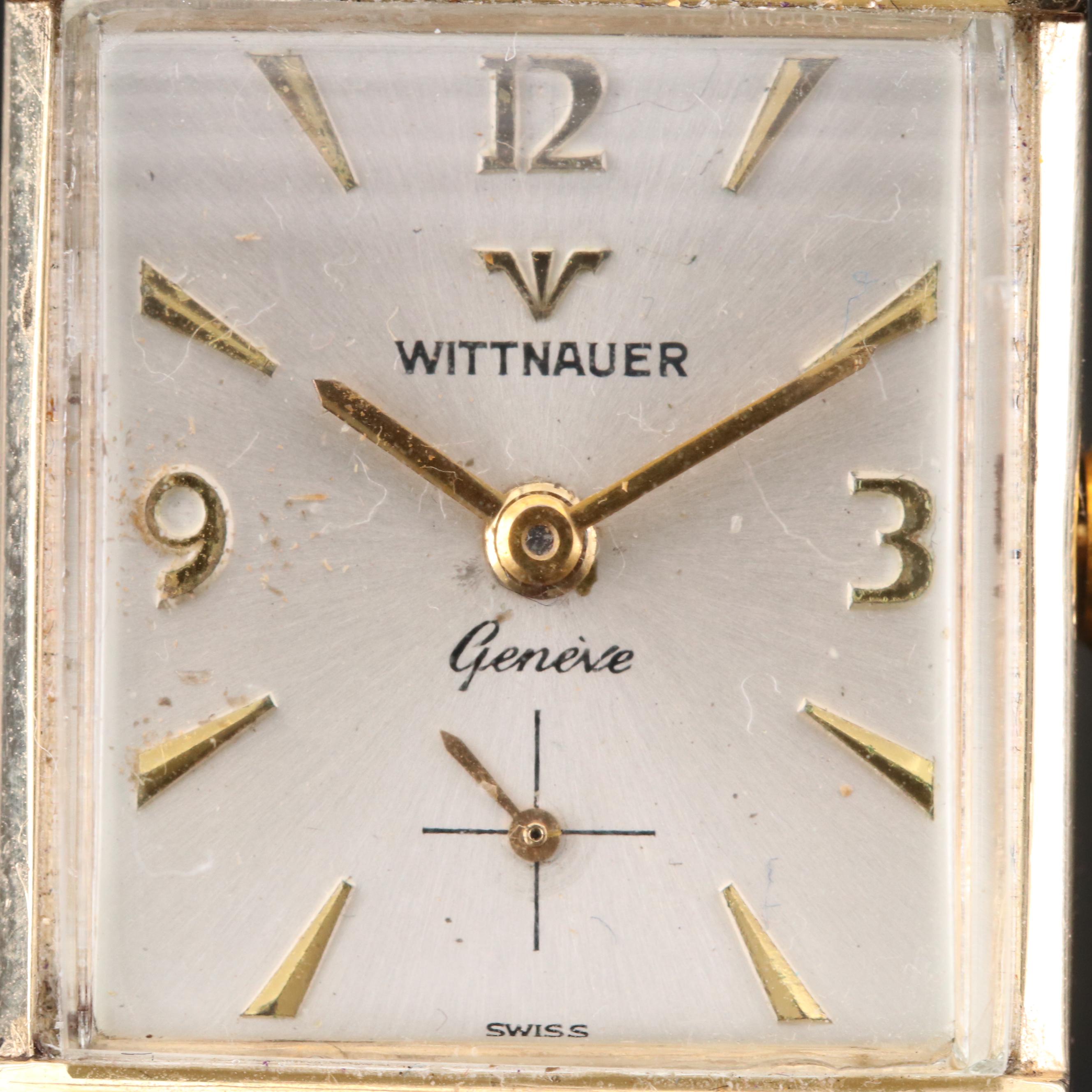 Wittnauer 14K Gold Stem Wind Watch, Circa 1950