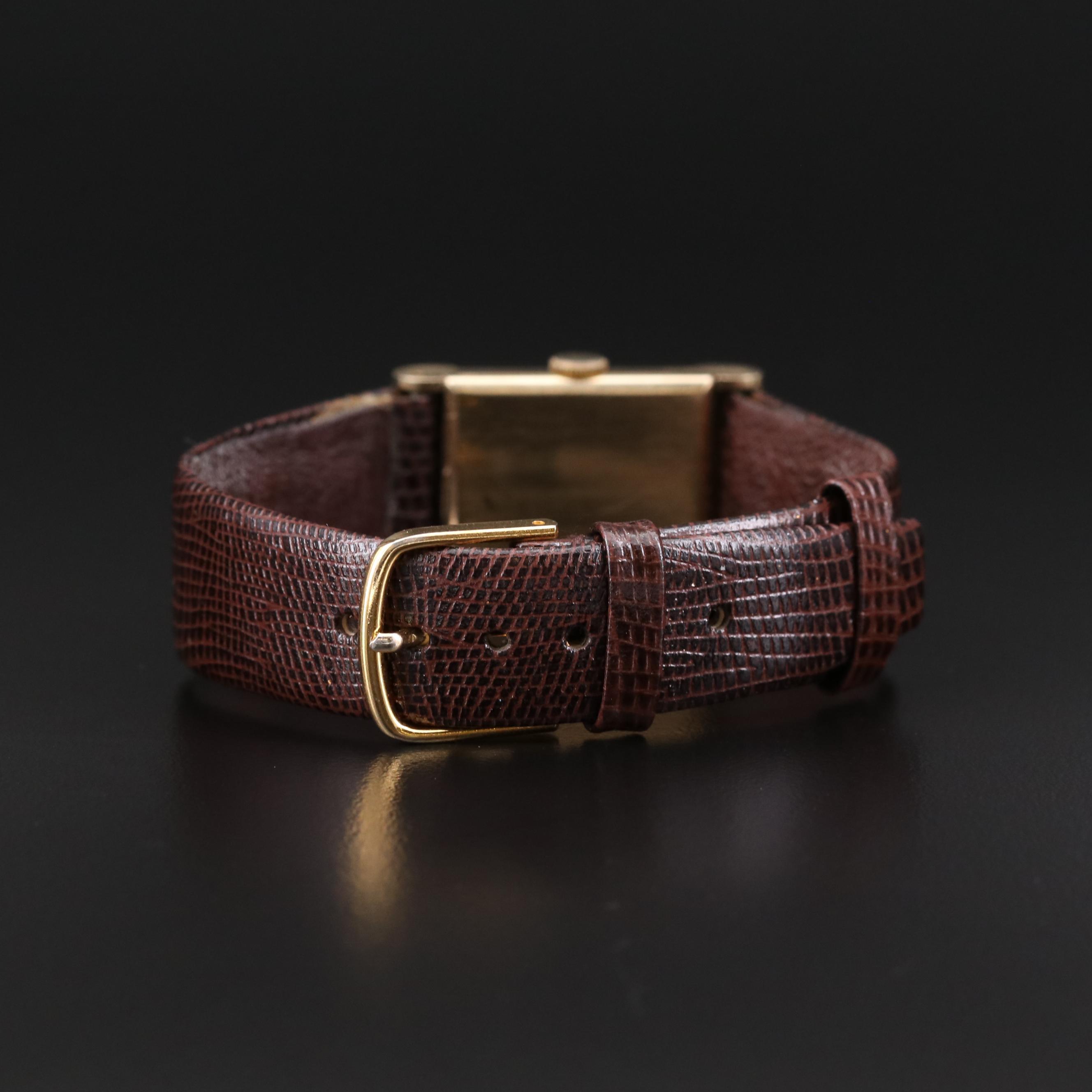 Wittnauer 14K Gold Stem Wind Watch, Circa 1950