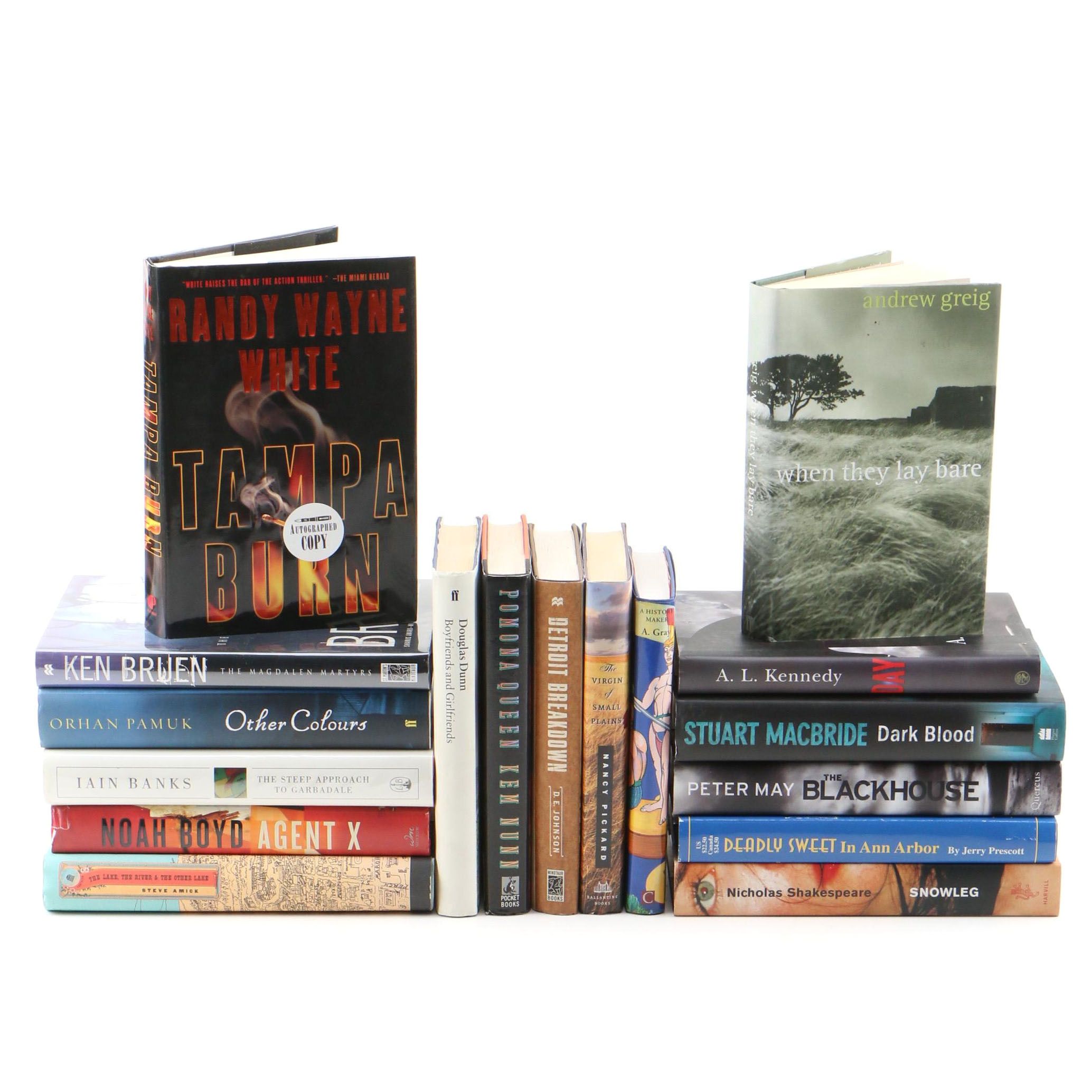 Signed First Editions by Various Authors and Genres