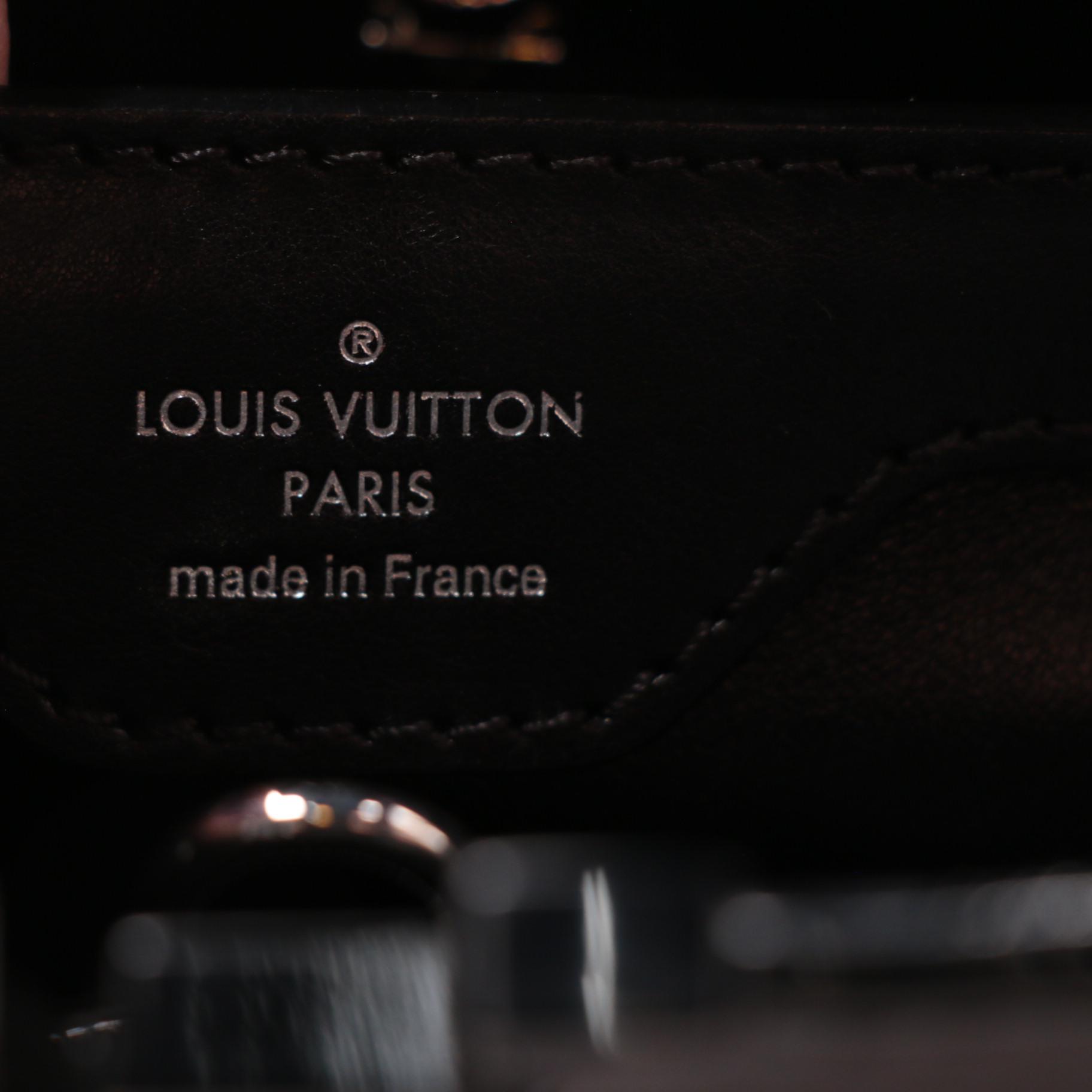 Louis Vuitton Limited Edition City Beaded Leather Capucines BB Bag
