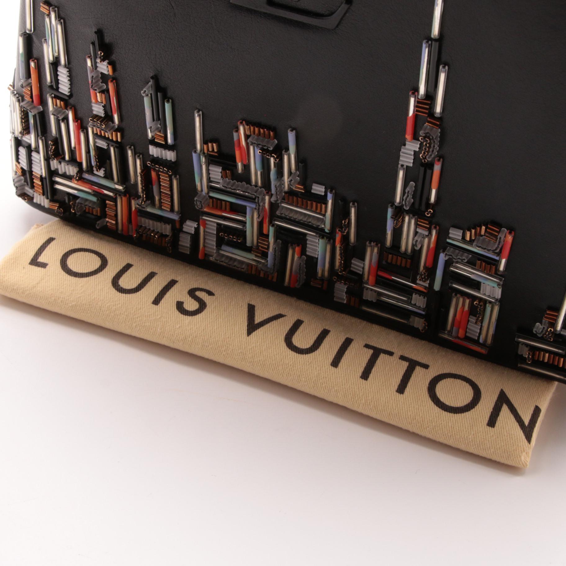 Louis Vuitton Limited Edition City Beaded Leather Capucines BB Bag