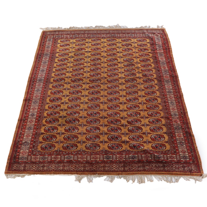 9'8 x 13'0 Hand-Knotted Turkmen Tekke Bokhara Wool Rug