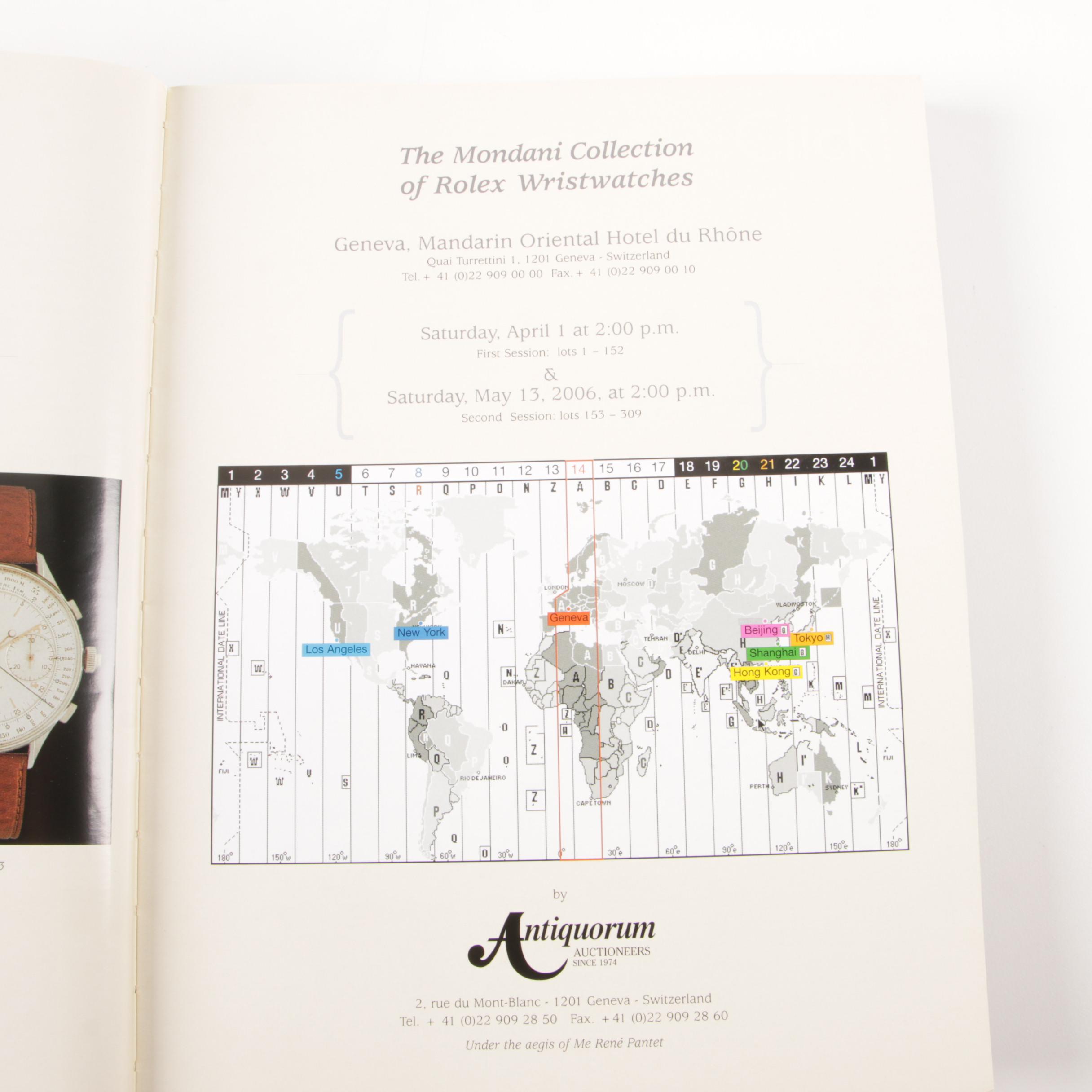 The Mondani Collection of Rolex Watches Catalog, 2006