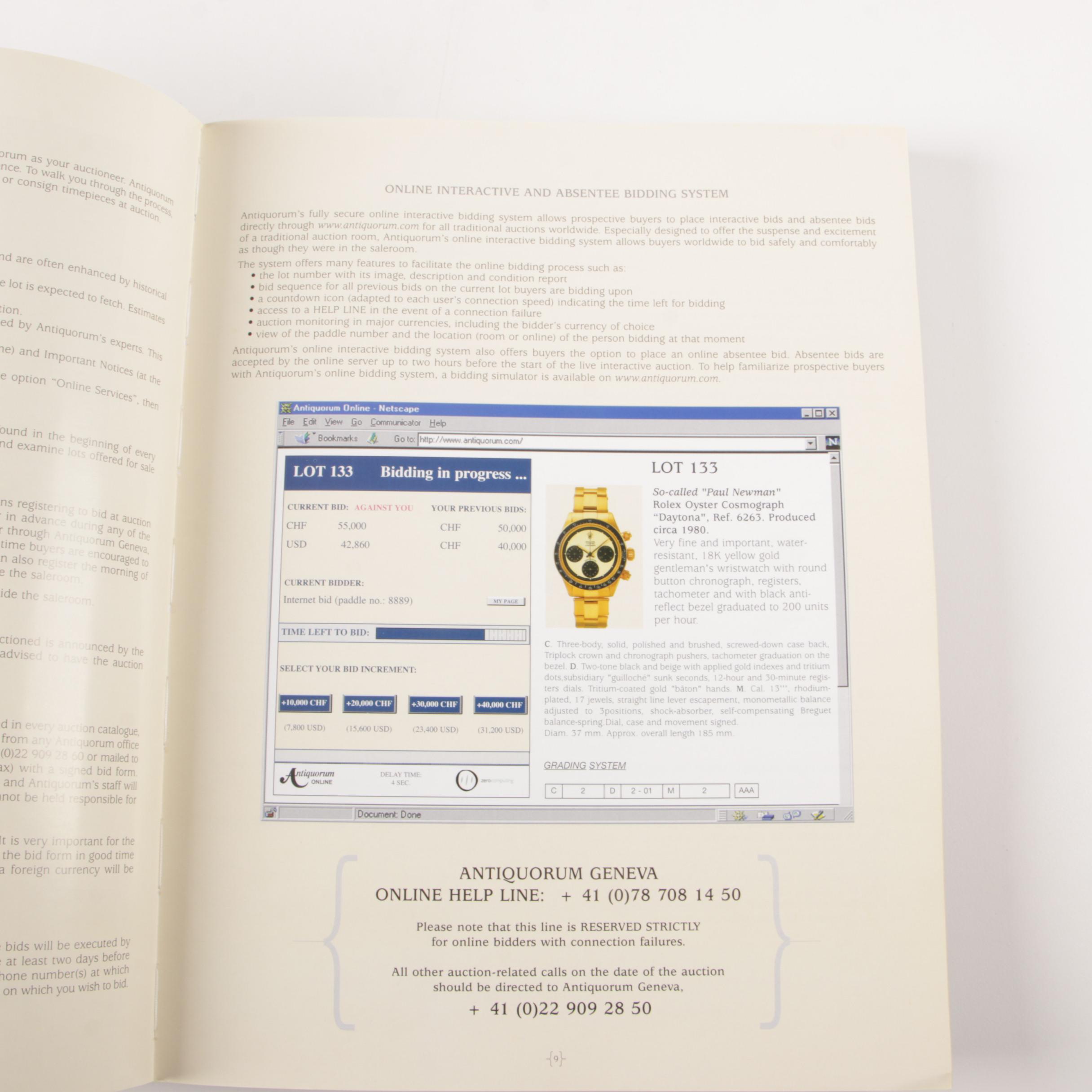 The Mondani Collection of Rolex Watches Catalog, 2006