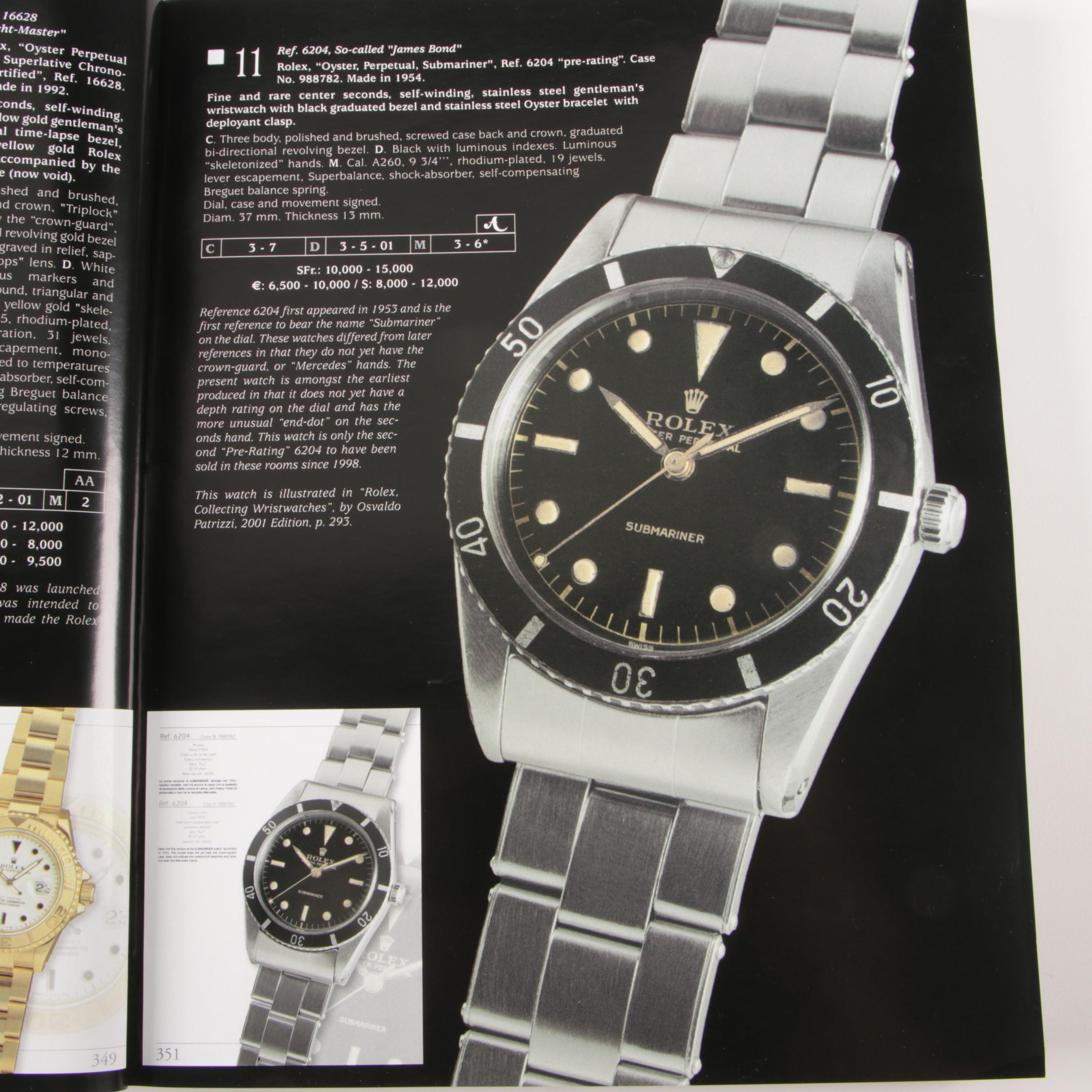 The Mondani Collection of Rolex Watches Catalog, 2006