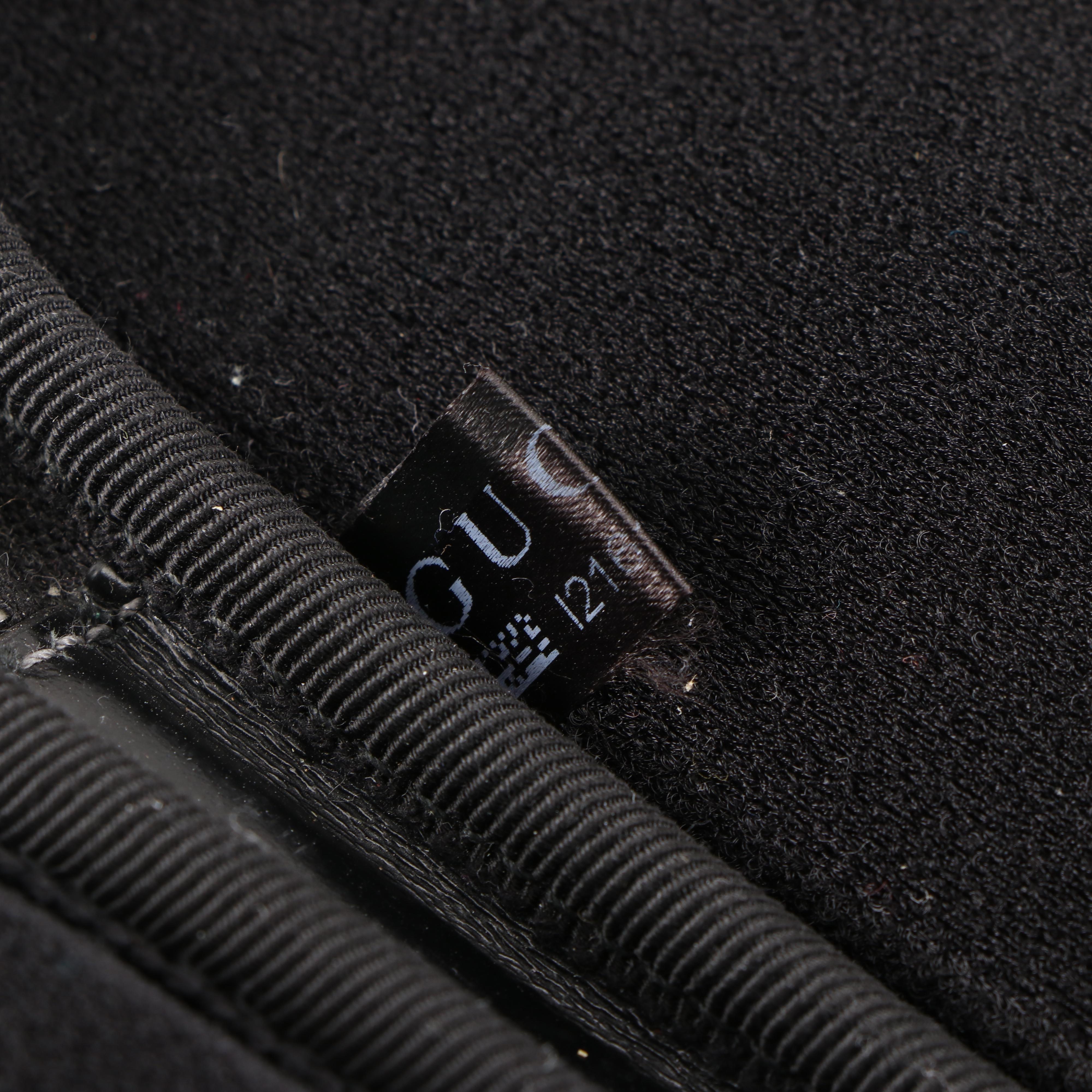 Gucci GG Laptop Bag in Black PVC with Leather Trim