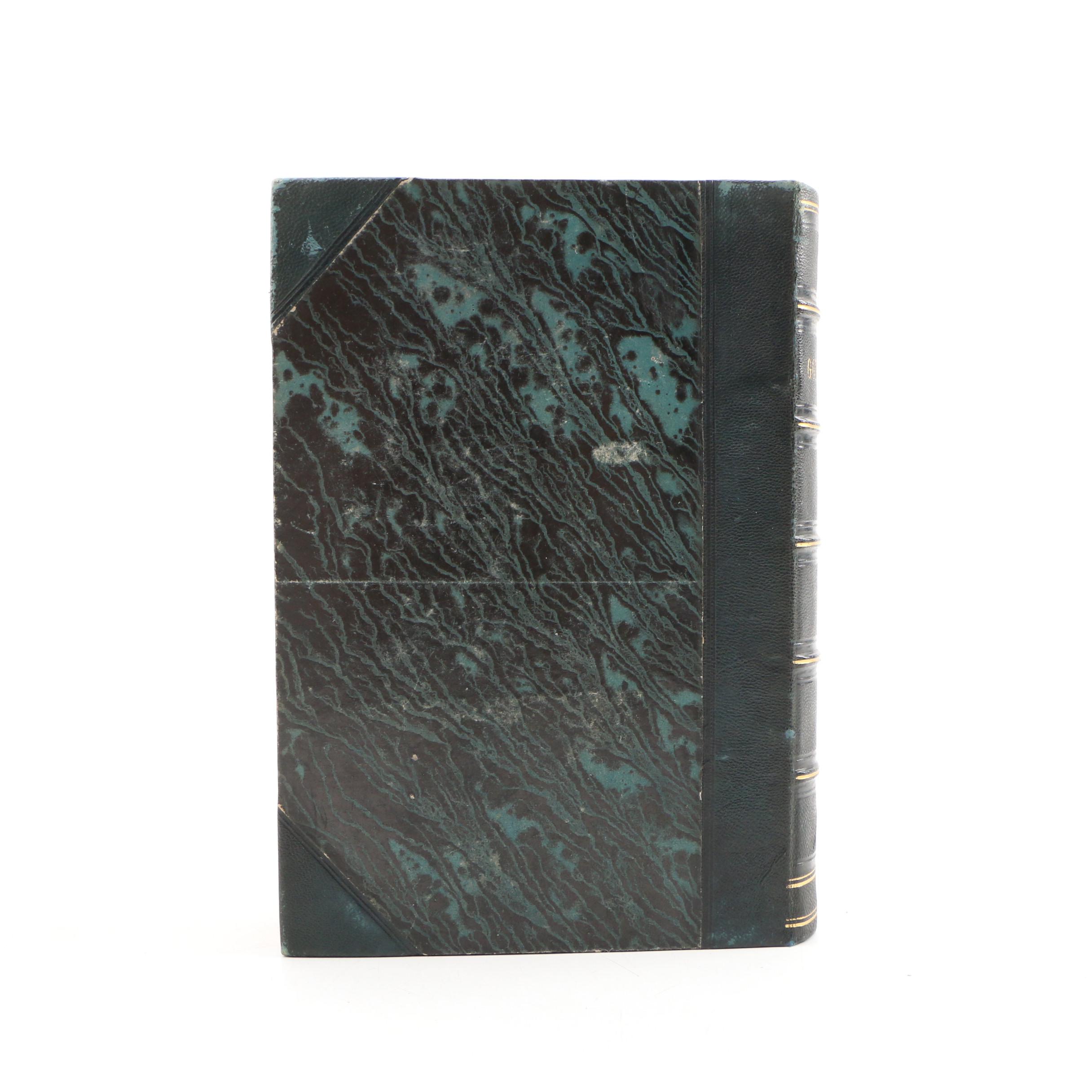 1856 "The Miscellaneous Works of Oliver Goldsmith", Four-Volume Set