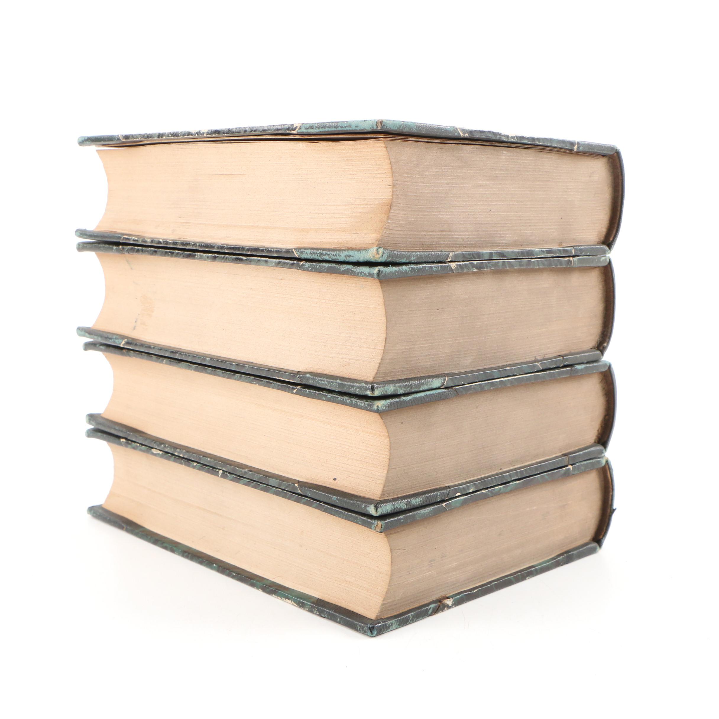 1856 "The Miscellaneous Works of Oliver Goldsmith", Four-Volume Set