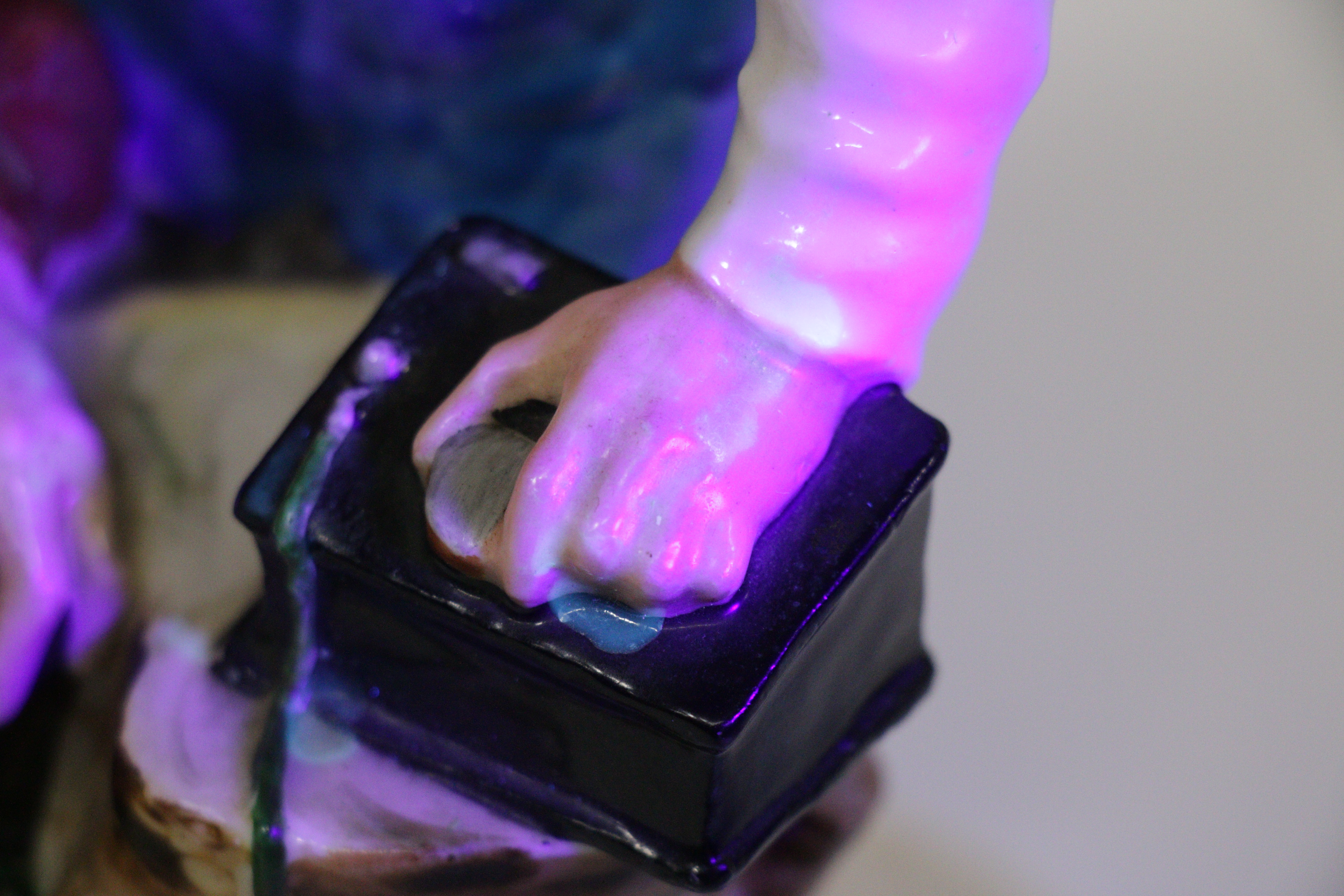 Soviet Russian Porcelain Group "Radio for the Village" by Naum Kongiser