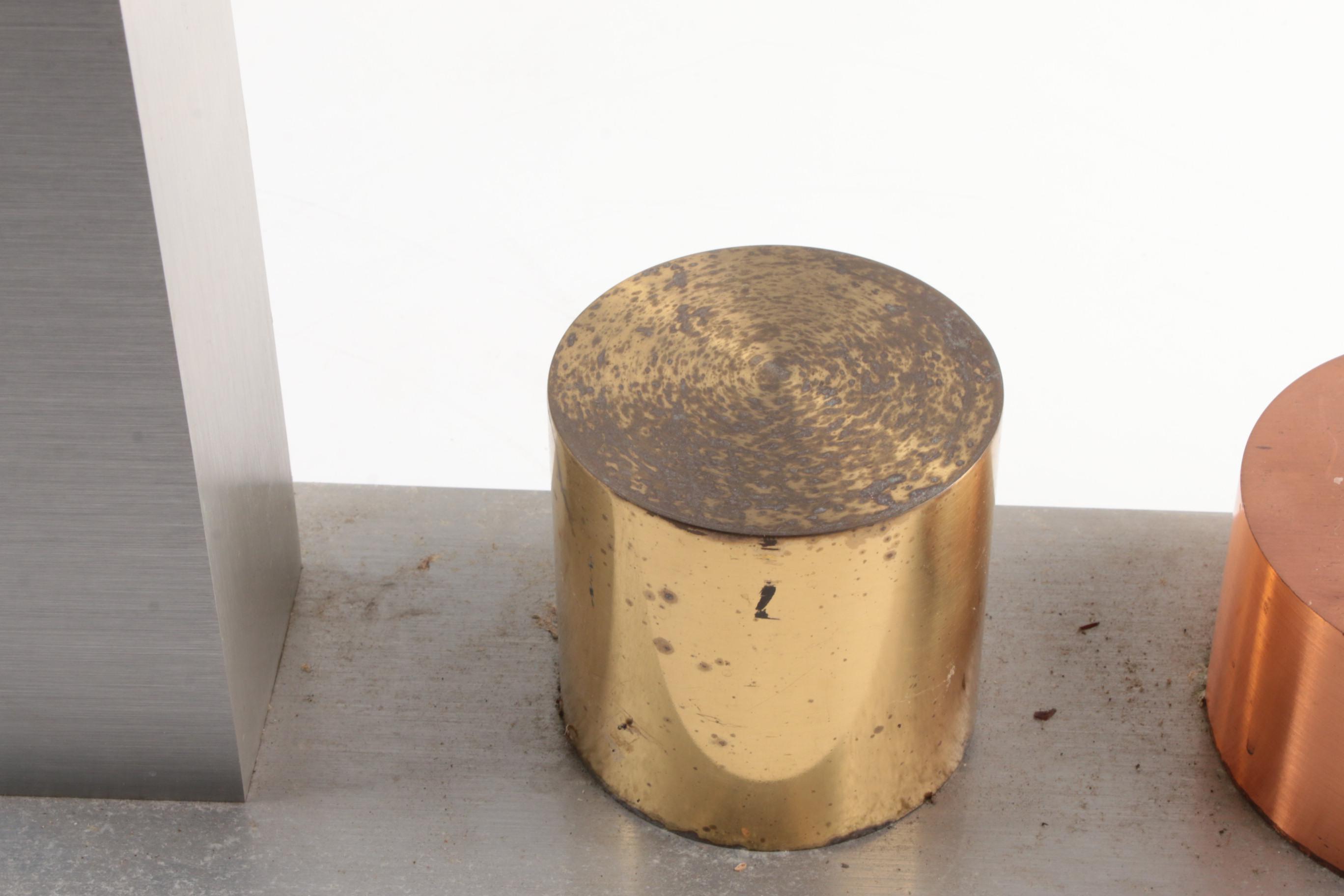 Louise Pershing Minimalist Metal Sculpture