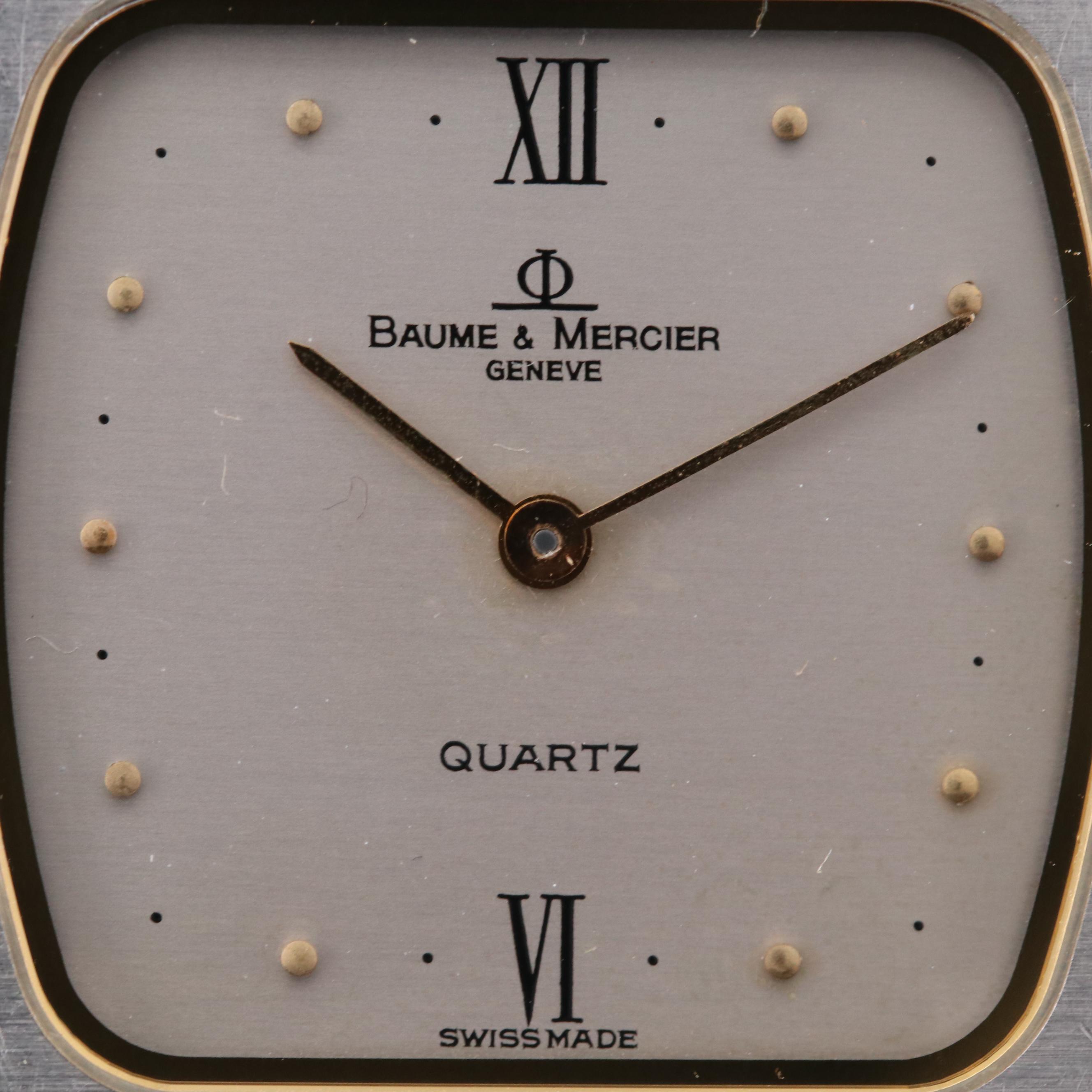Vintage Baume Mercier Two Tone Quartz Watch