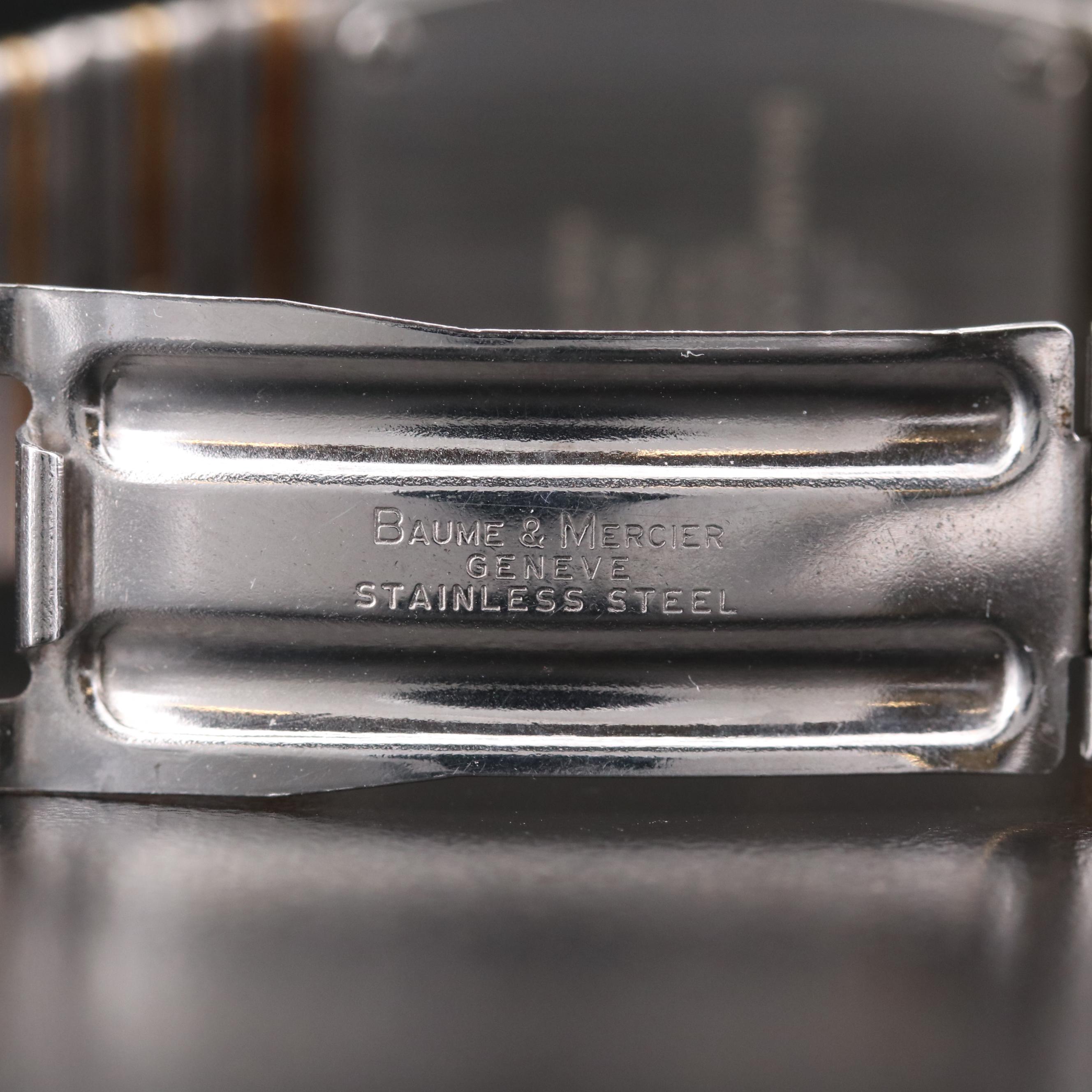 Vintage Baume Mercier Two Tone Quartz Watch