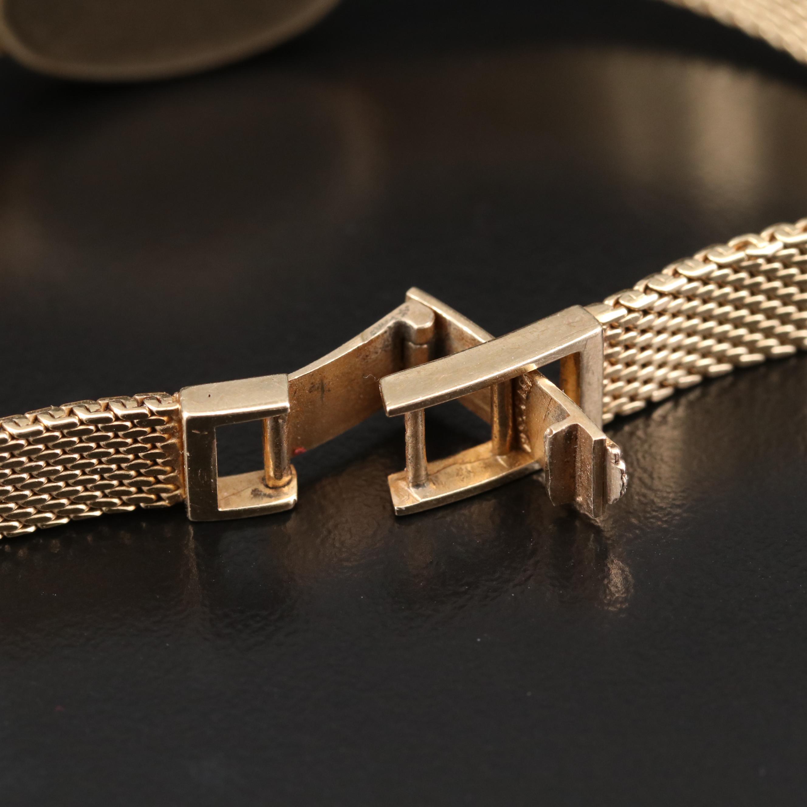 Vintage Rolex 14K Gold Stem Wind Watch