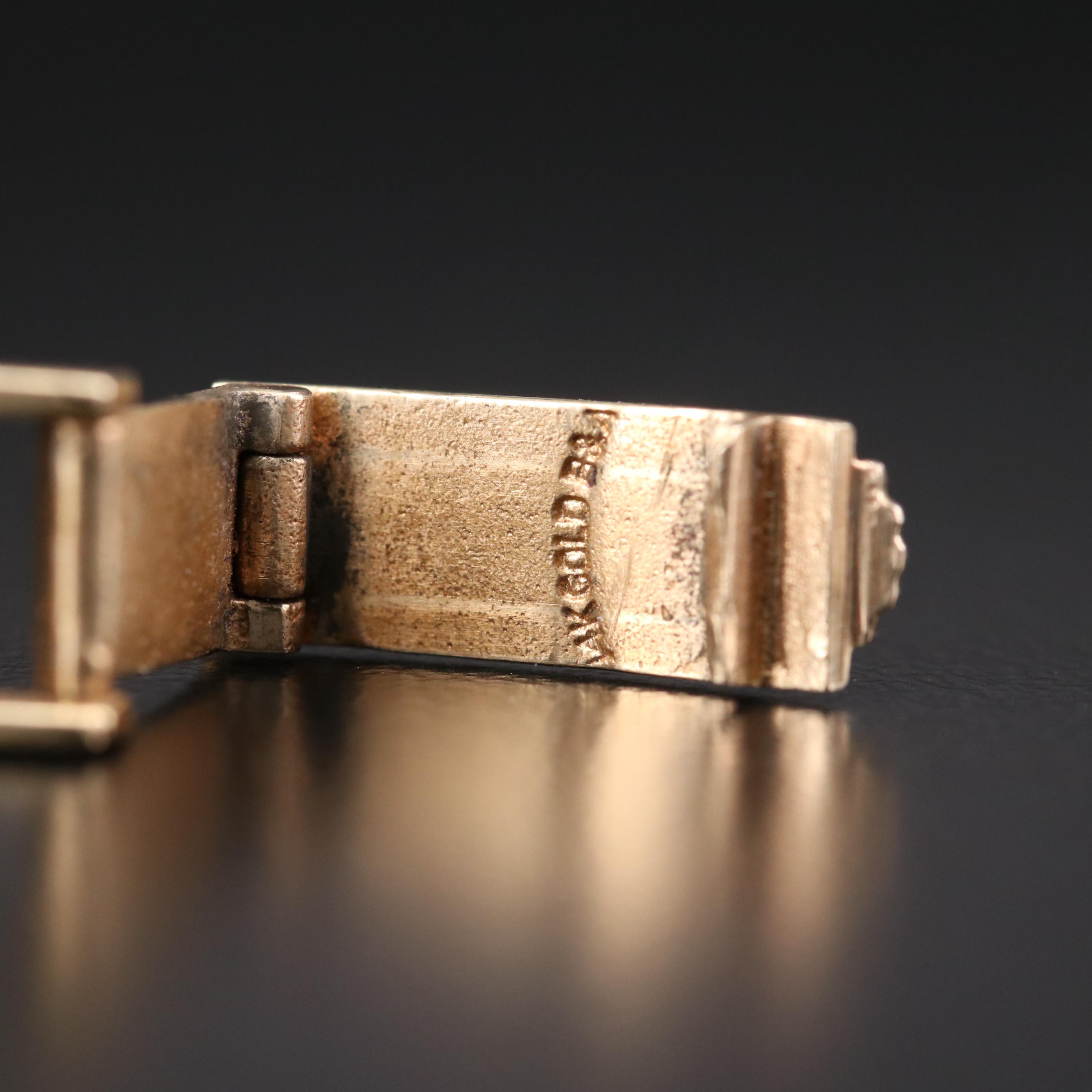 Vintage Rolex 14K Gold Stem Wind Watch