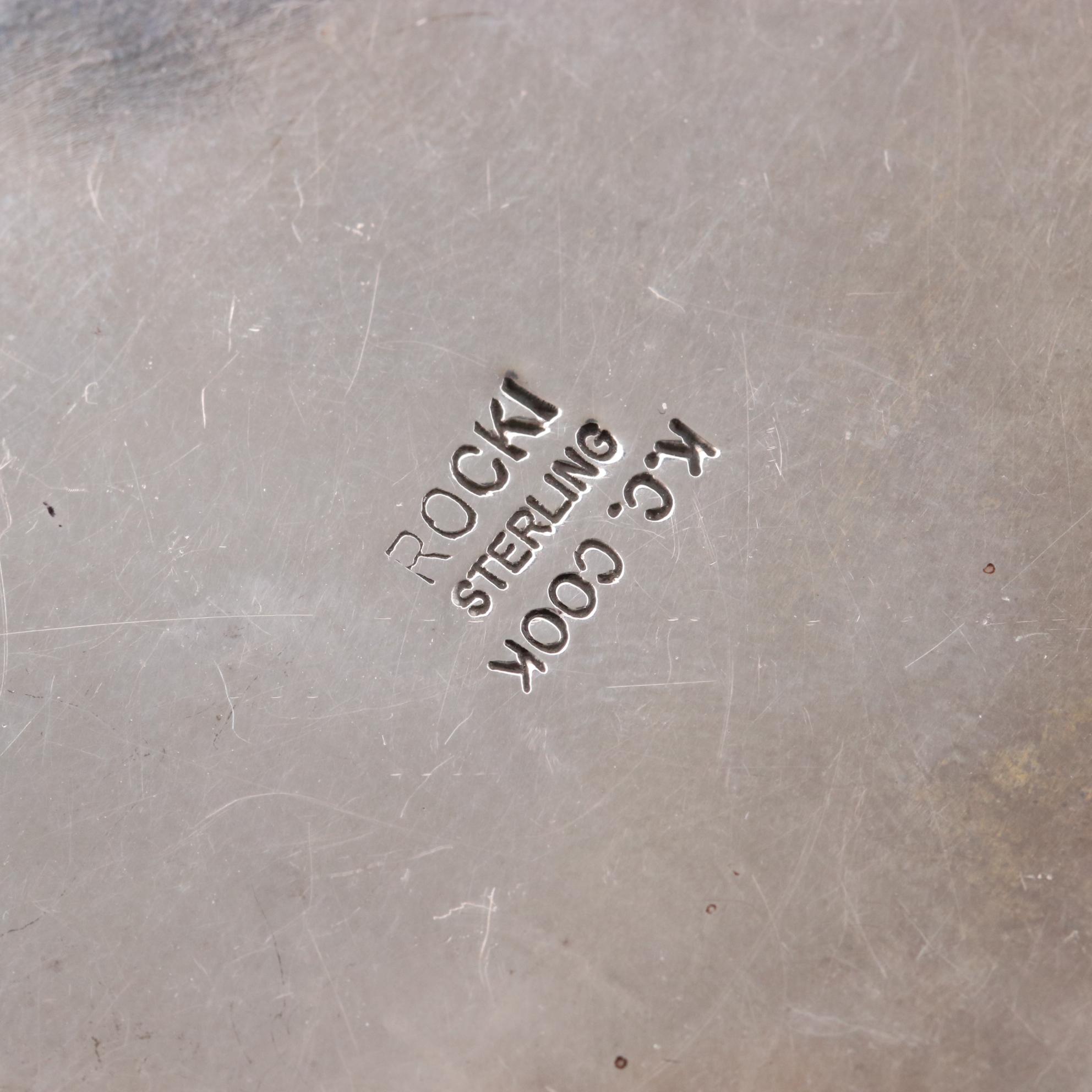 Kee C. Cook Navajo Diné for Rocki Gorman Sterling Turquoise Necklace