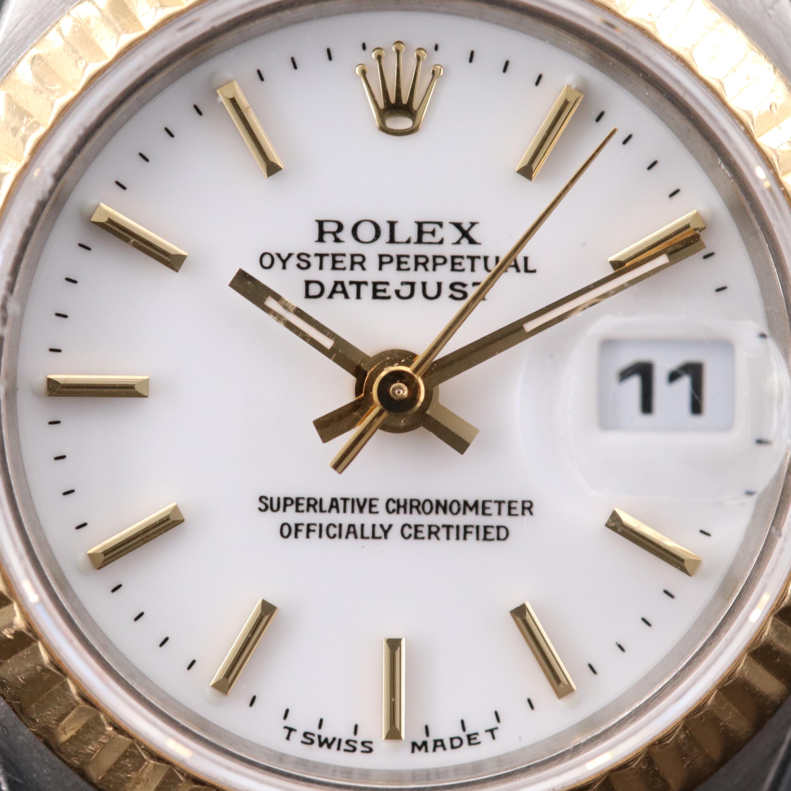 Rolex Datejust 18K Gold and Stainless Steel Automatic Watch