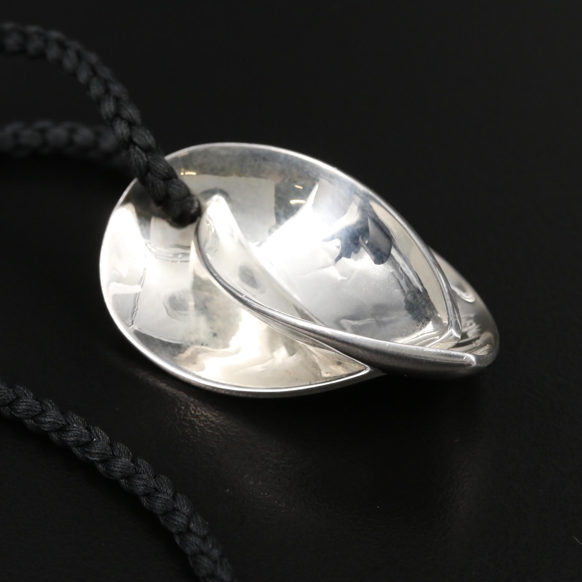 Frank Gehry for Tiffany & Co. Sterling Silver Heart Pendant Necklace