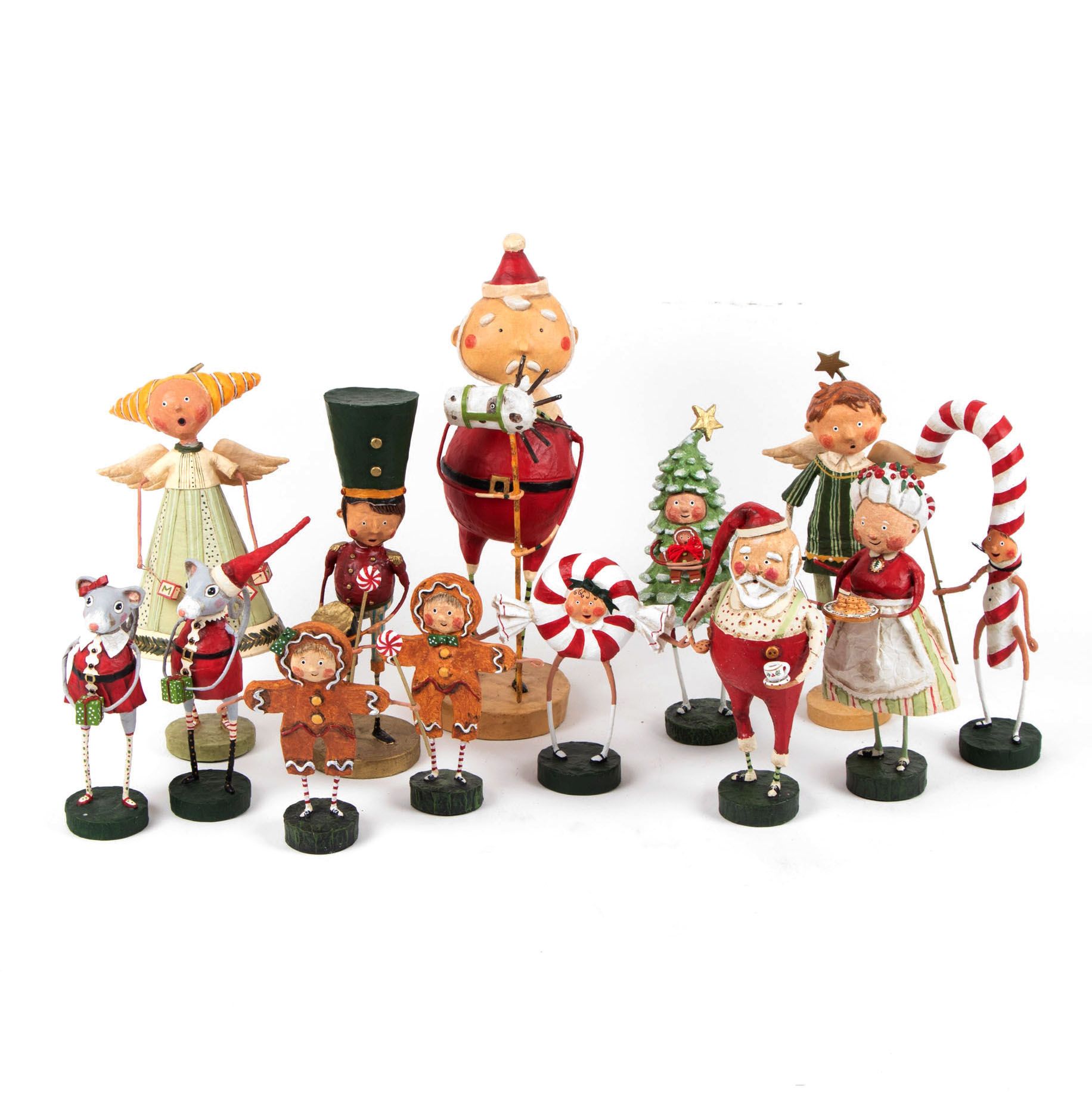 Lori Mitchell Resin Christmas Figurines