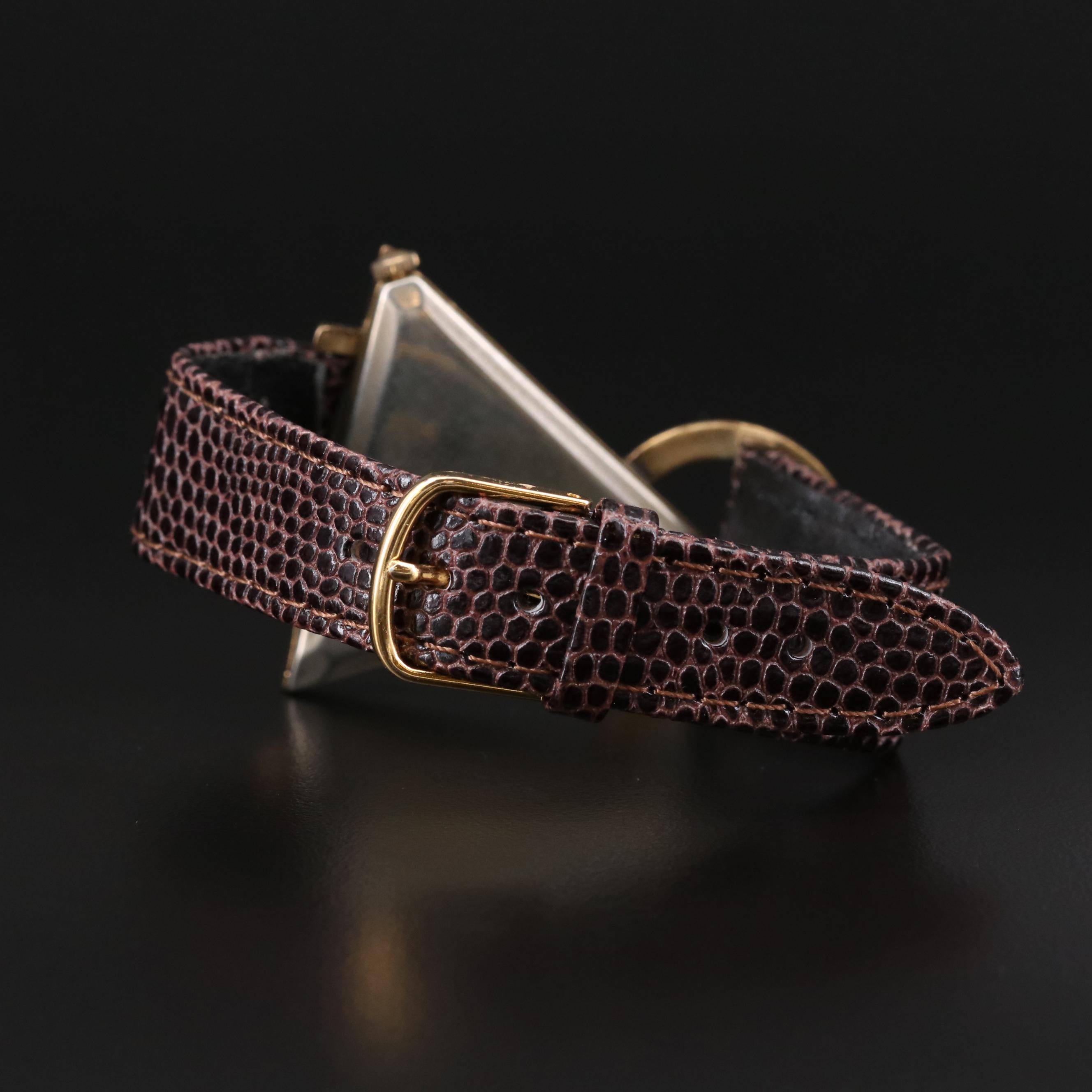 Masonic Triangular Shaped Swiss Automatic Watch