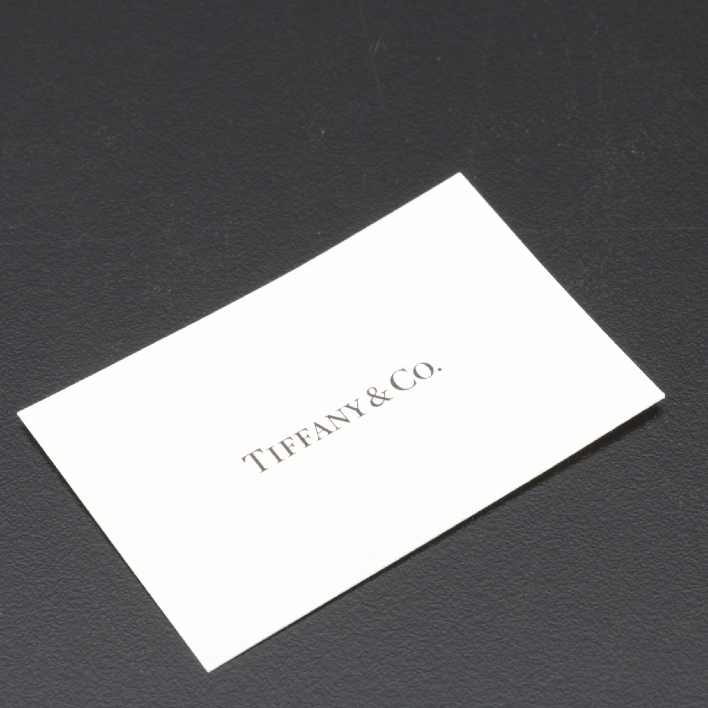 Tiffany & Co. "Return to Tiffany" Sterling Silver Key Ring with Original Box