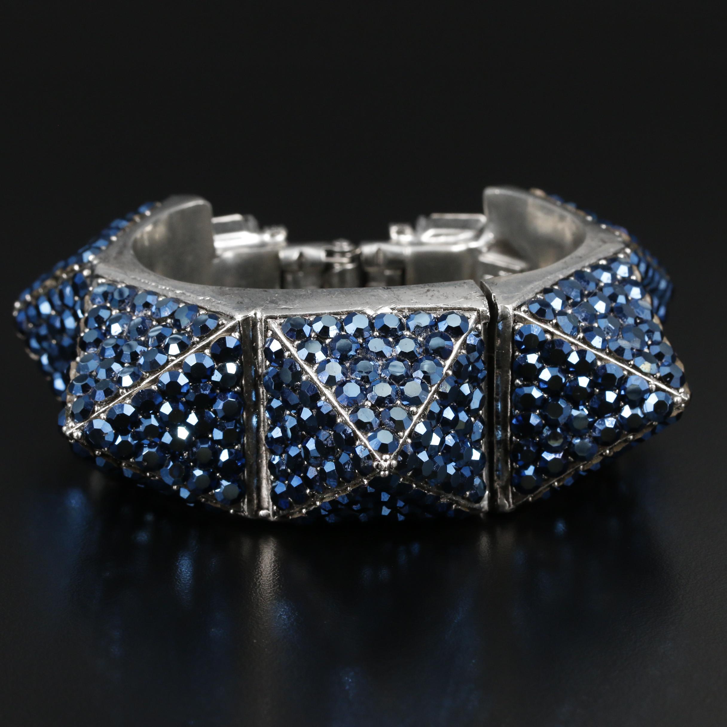 Rodrigo Otazu Blue Glass Bracelet