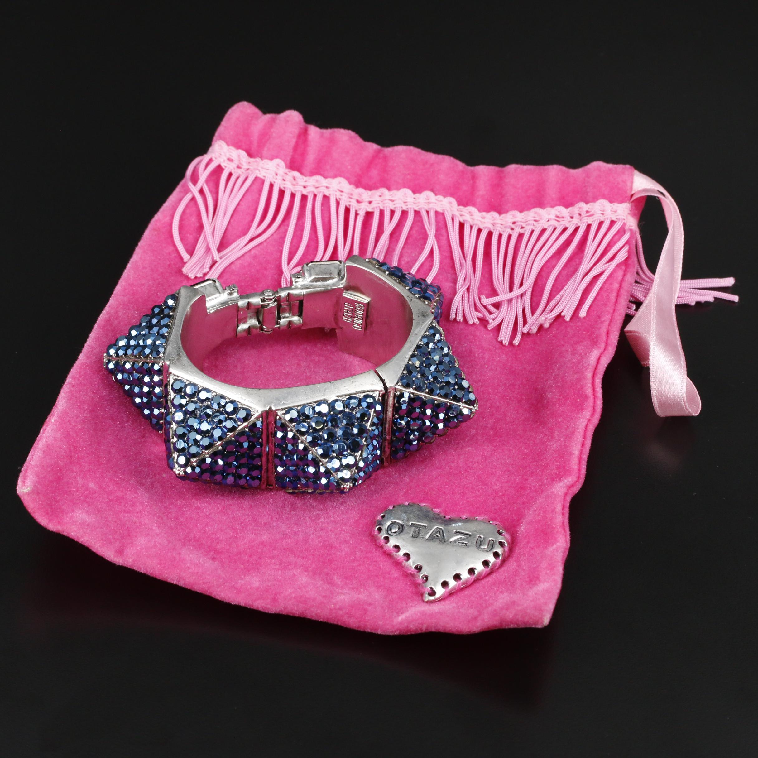 Rodrigo Otazu Blue Glass Bracelet