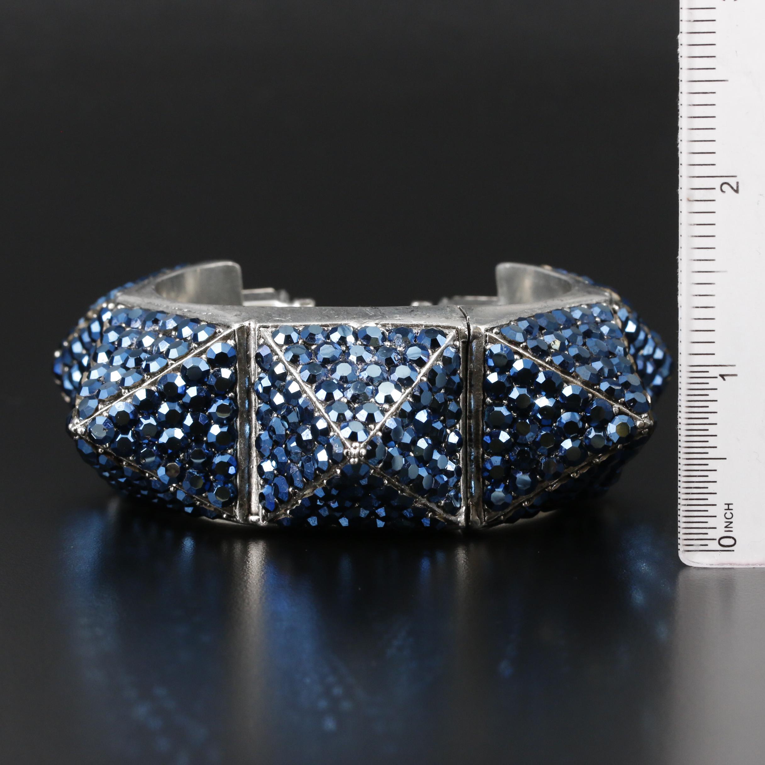 Rodrigo Otazu Blue Glass Bracelet