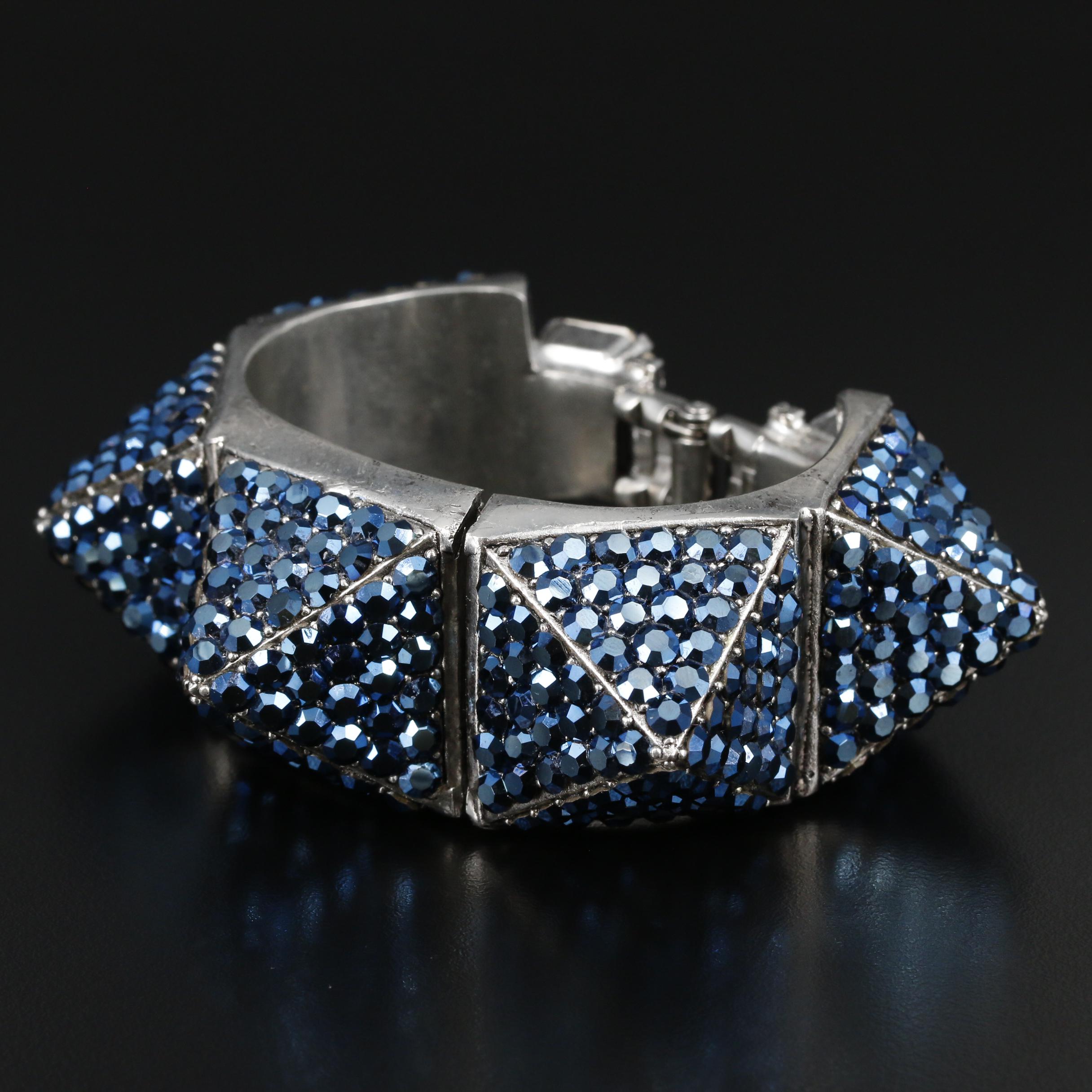 Rodrigo Otazu Blue Glass Bracelet