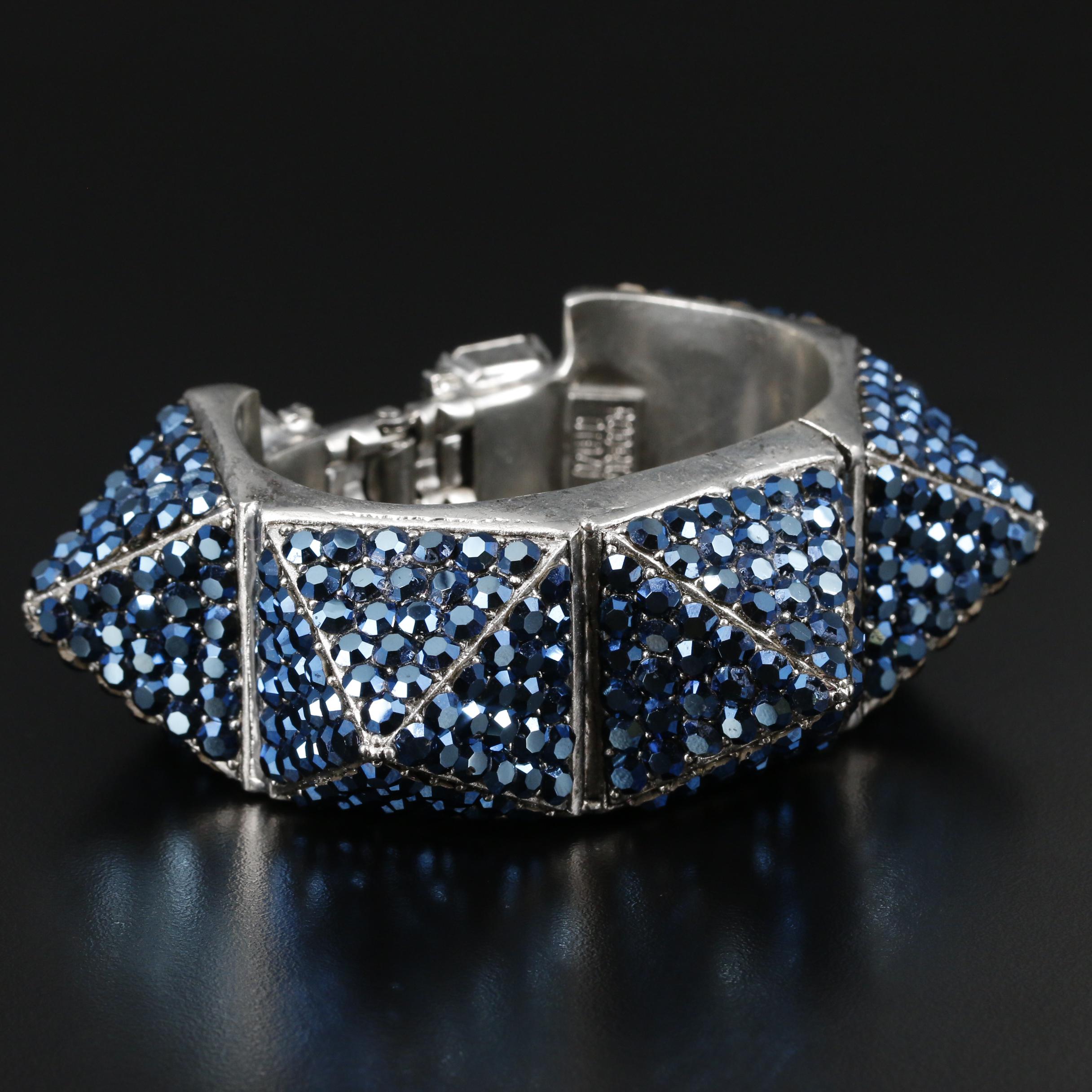 Rodrigo Otazu Blue Glass Bracelet