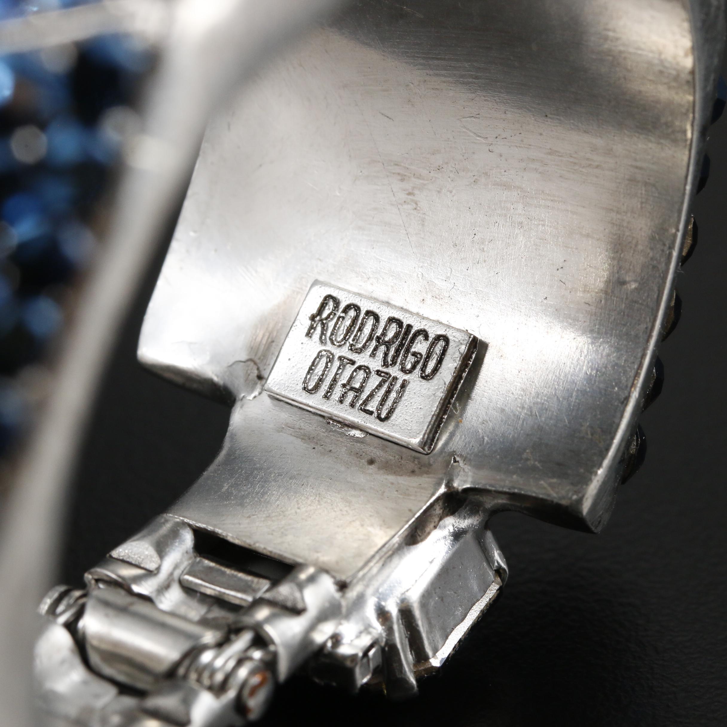 Rodrigo Otazu Blue Glass Bracelet