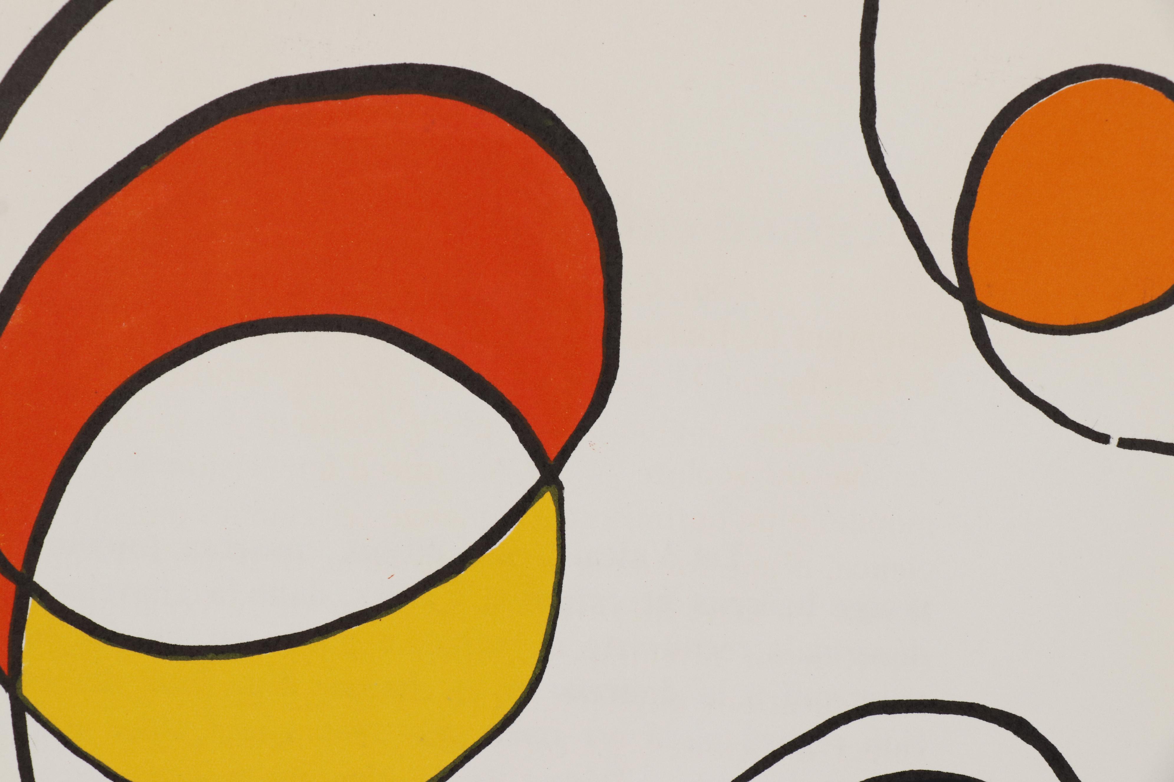 Alexander Calder Lithograph for "Derrière le Miroir," 1968