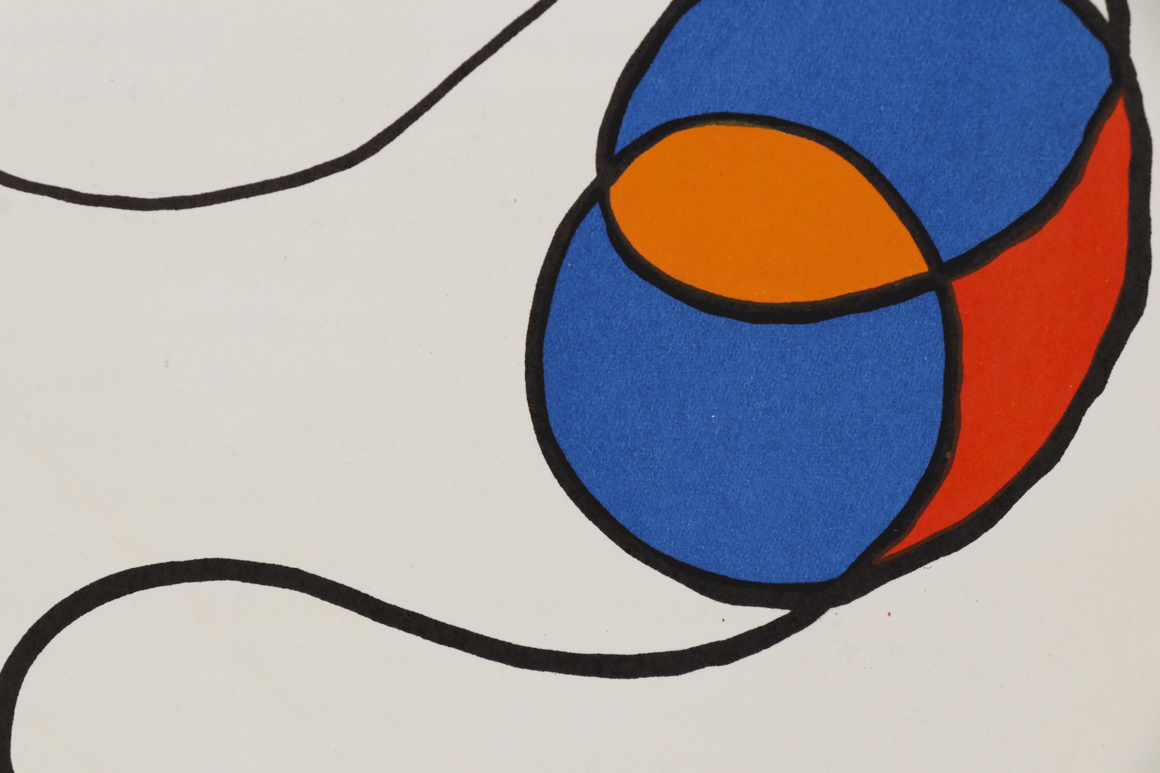 Alexander Calder Lithograph for "Derrière le Miroir," 1968