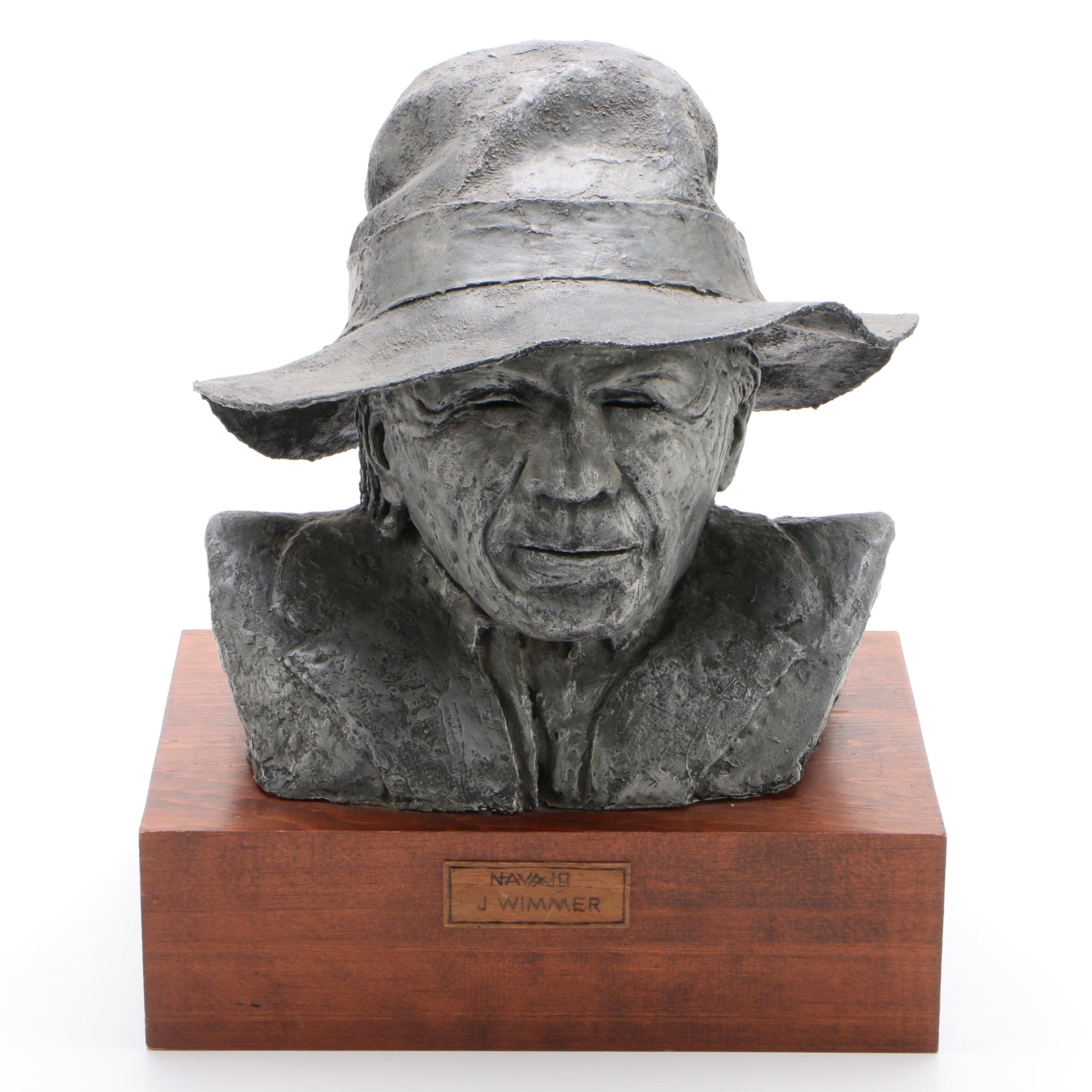 Jan Wimmer "Navajo" Mixed Media Sculpture