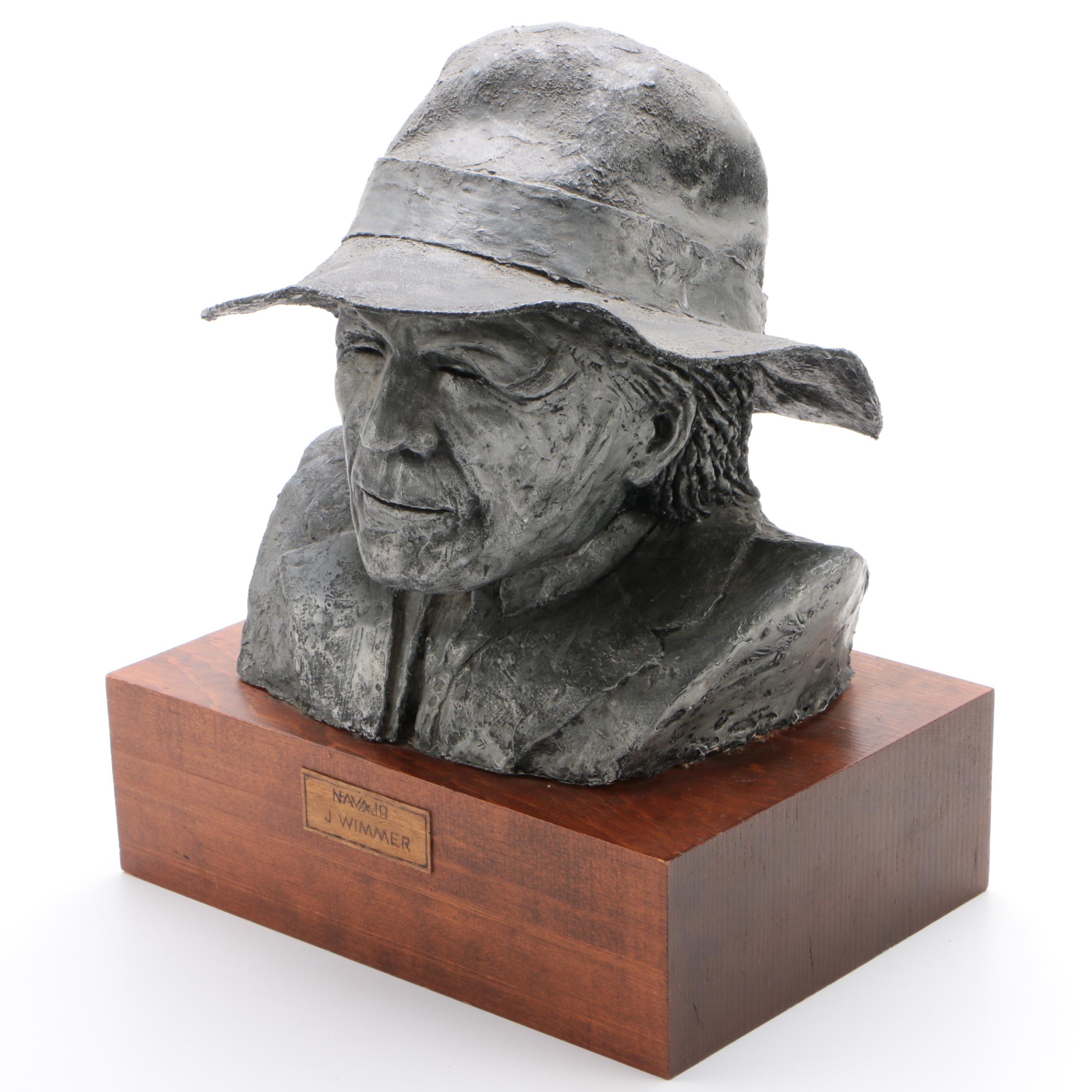 Jan Wimmer "Navajo" Mixed Media Sculpture