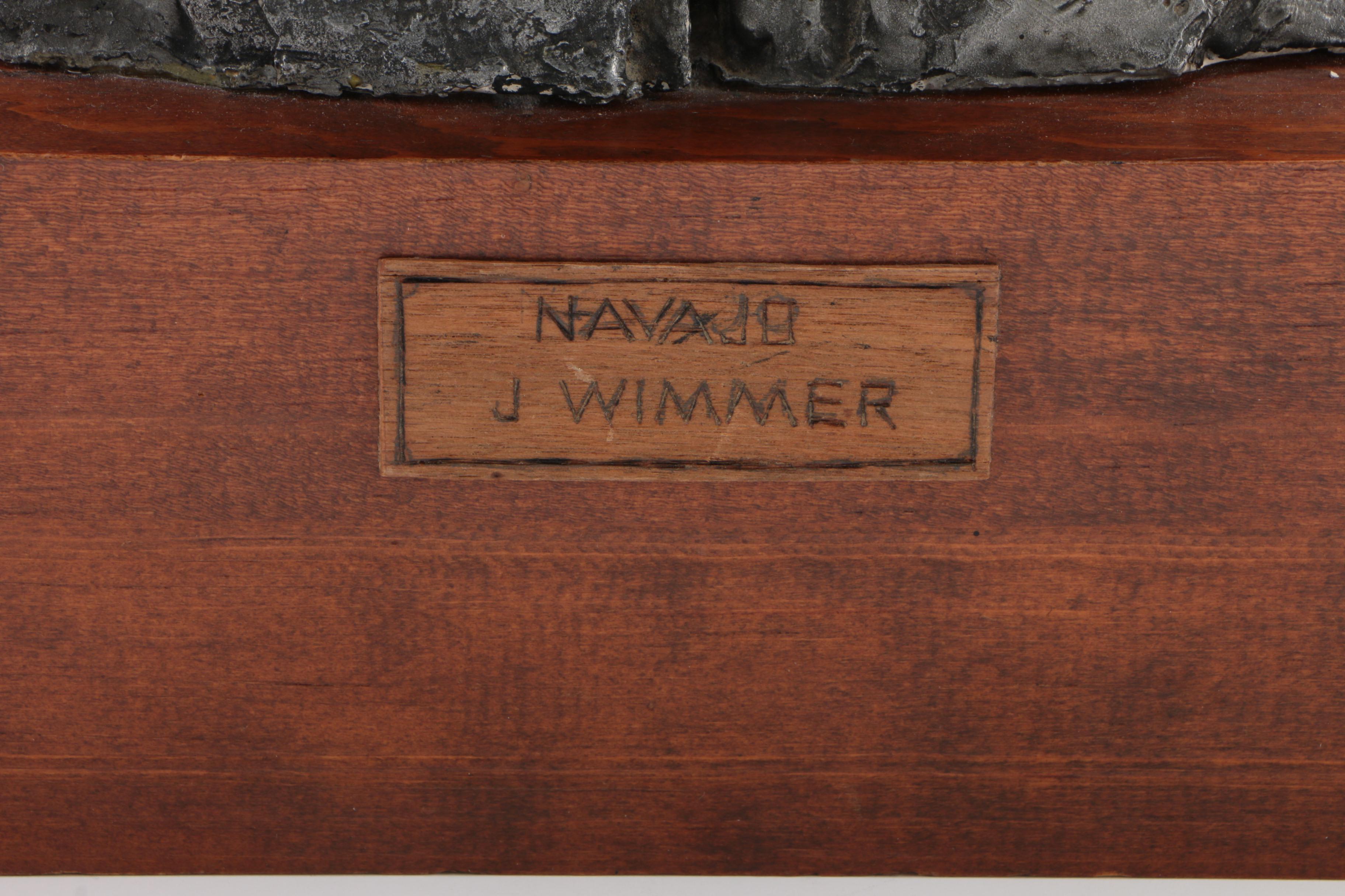 Jan Wimmer "Navajo" Mixed Media Sculpture