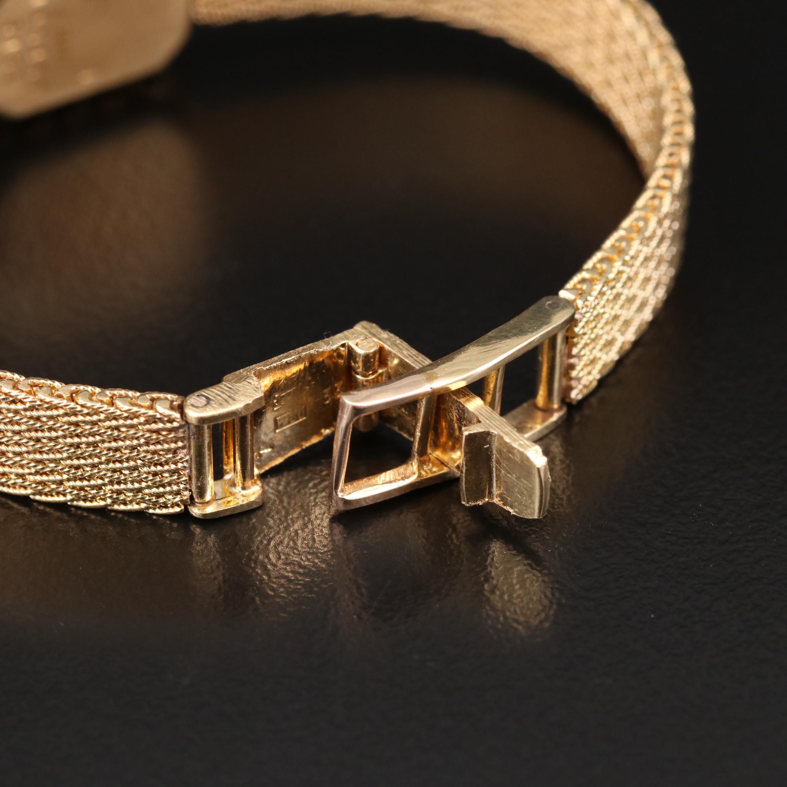 Vintage Chopard 18K Gold 1.00 CTW Diamond Quartz Watch