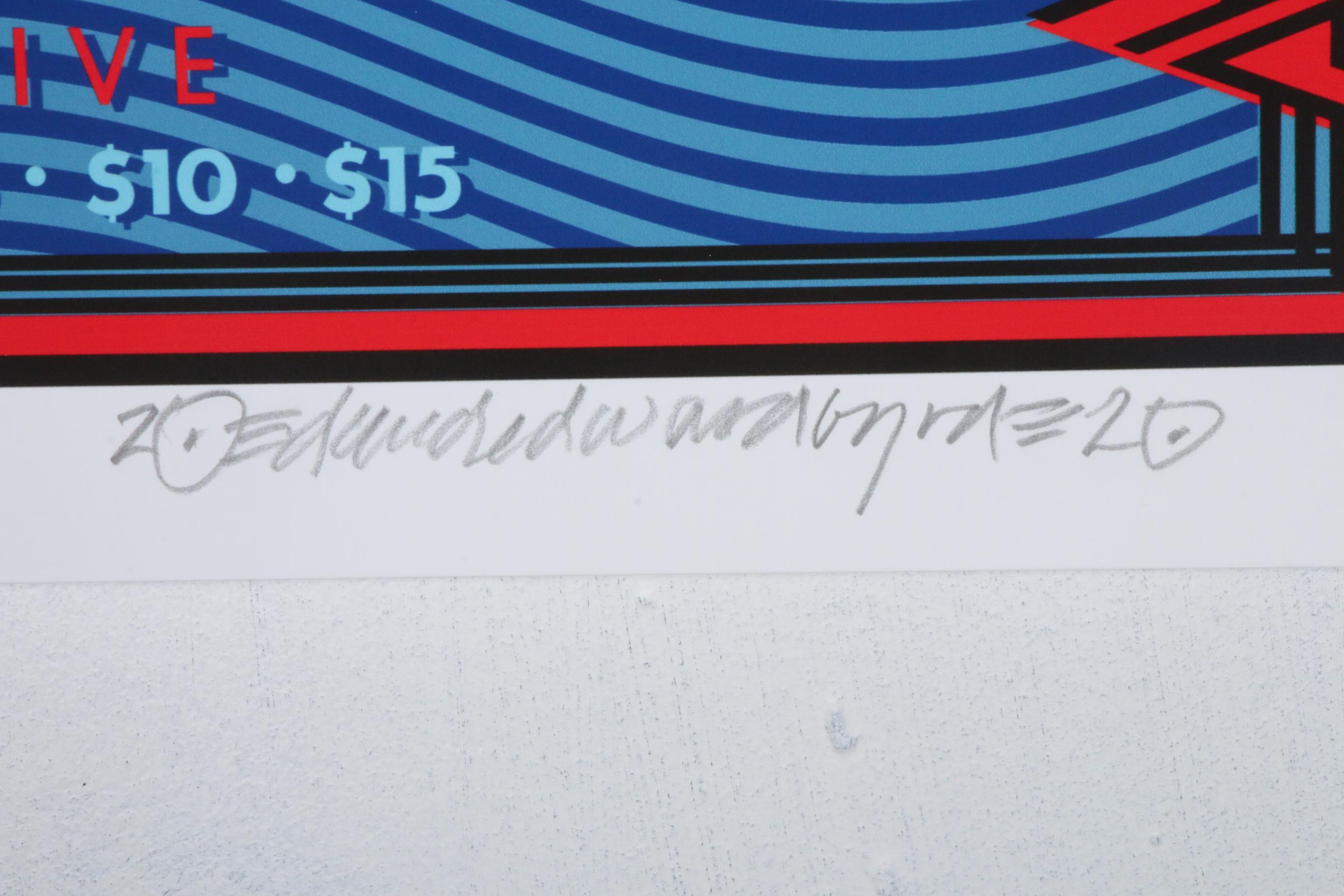 David Edward Byrd Giclée "Van Halen at the Omni, Atlanta 1984"