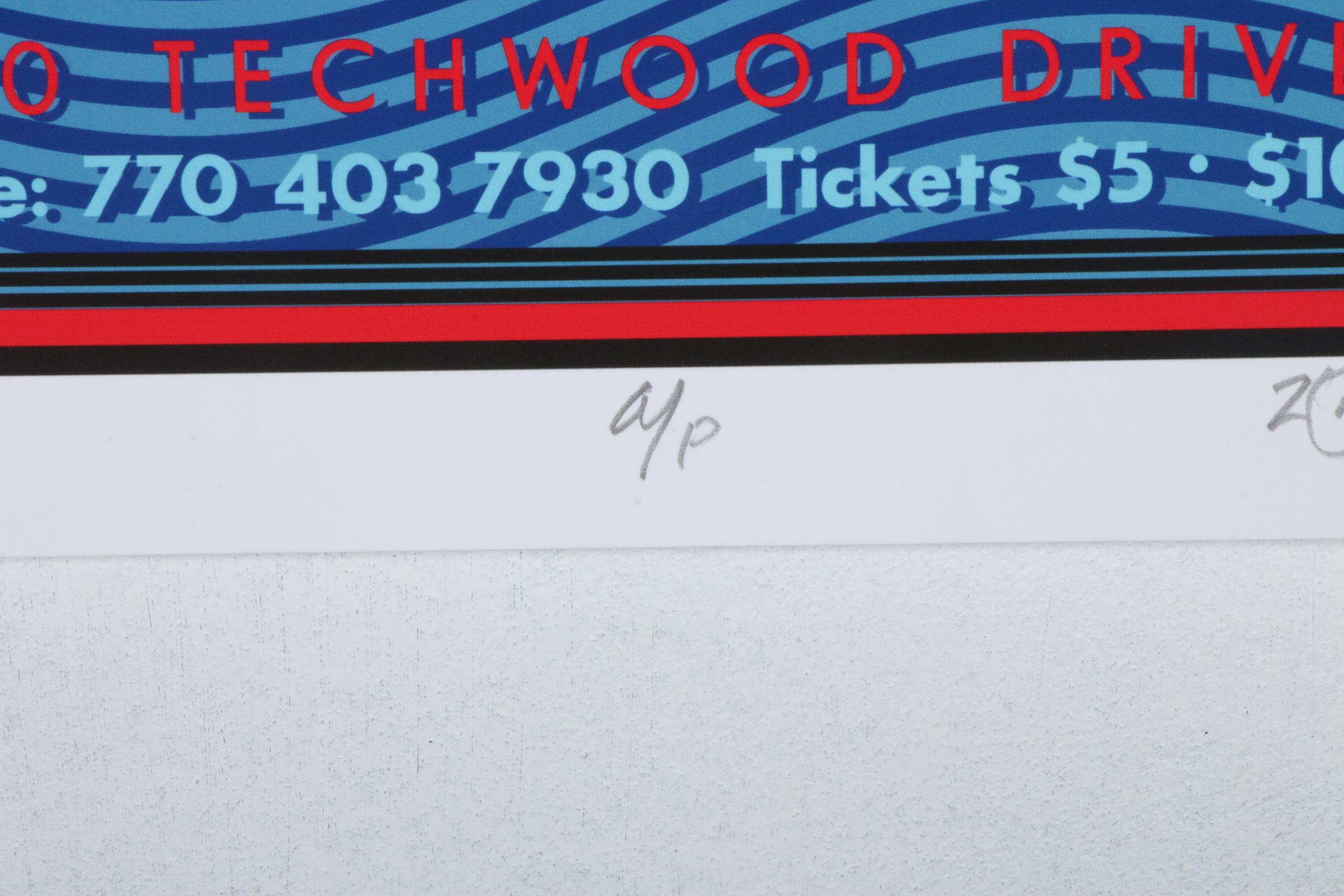 David Edward Byrd Giclée "Van Halen at the Omni, Atlanta 1984"