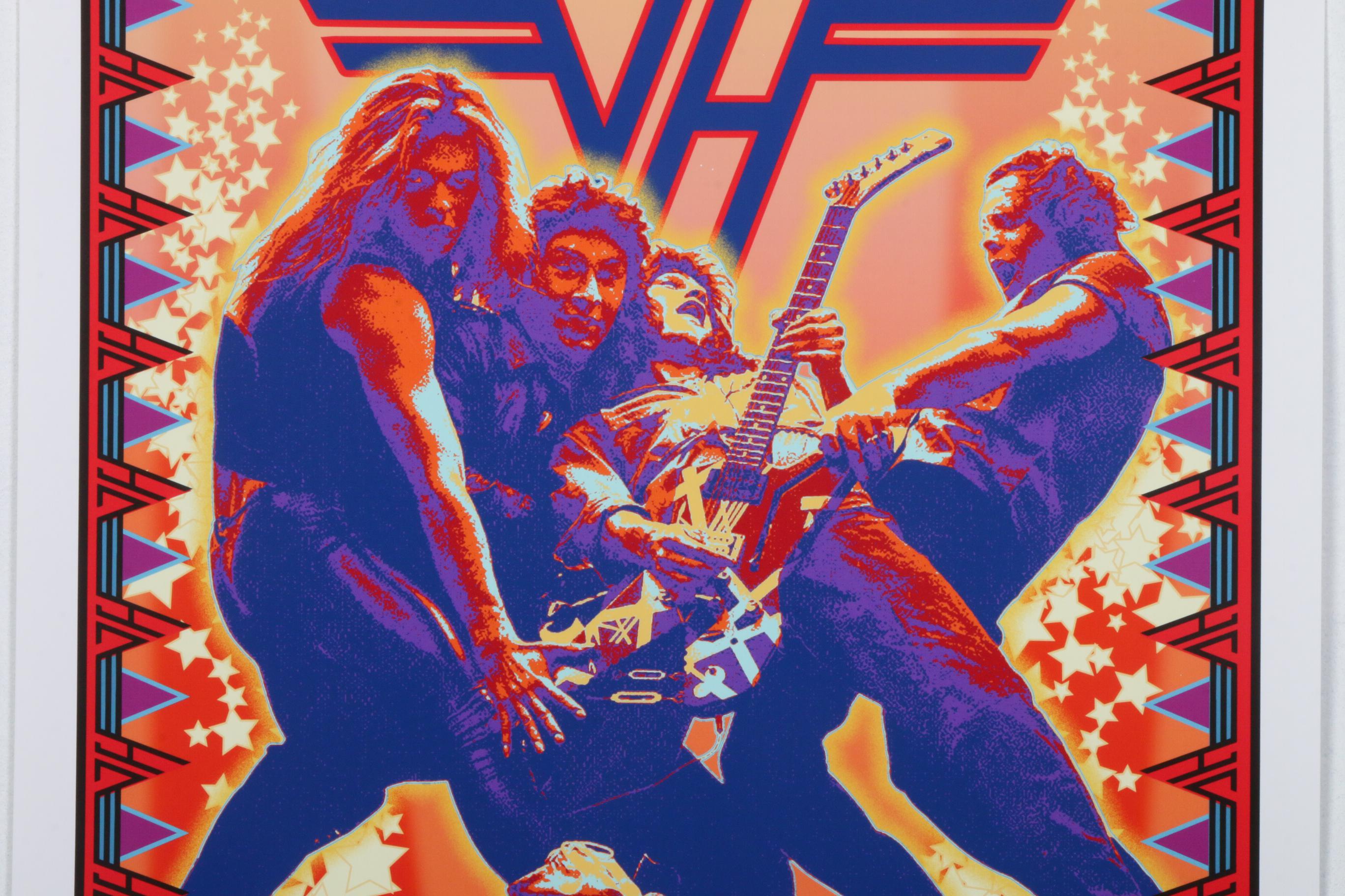 David Edward Byrd Giclée "Van Halen at the Omni, Atlanta 1984"