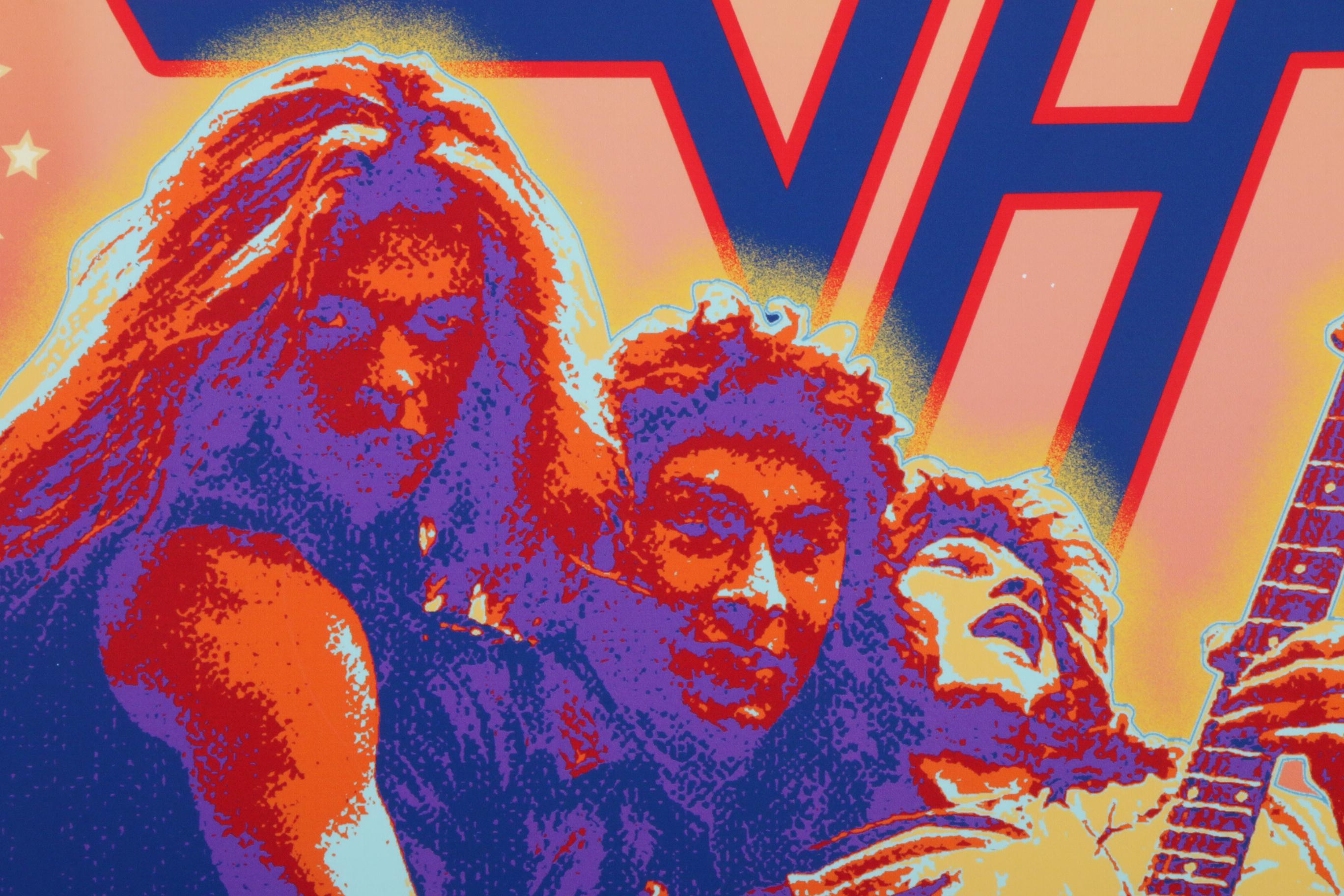 David Edward Byrd Giclée "Van Halen at the Omni, Atlanta 1984"