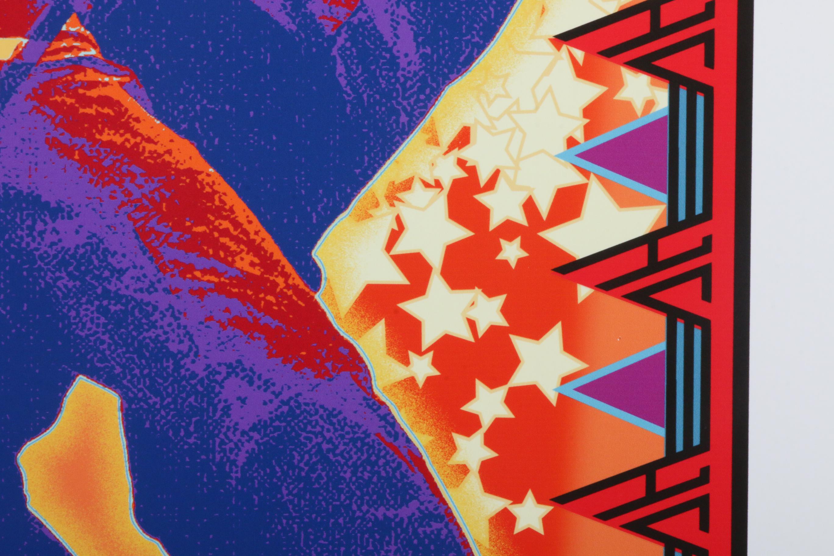 David Edward Byrd Giclée "Van Halen at the Omni, Atlanta 1984"