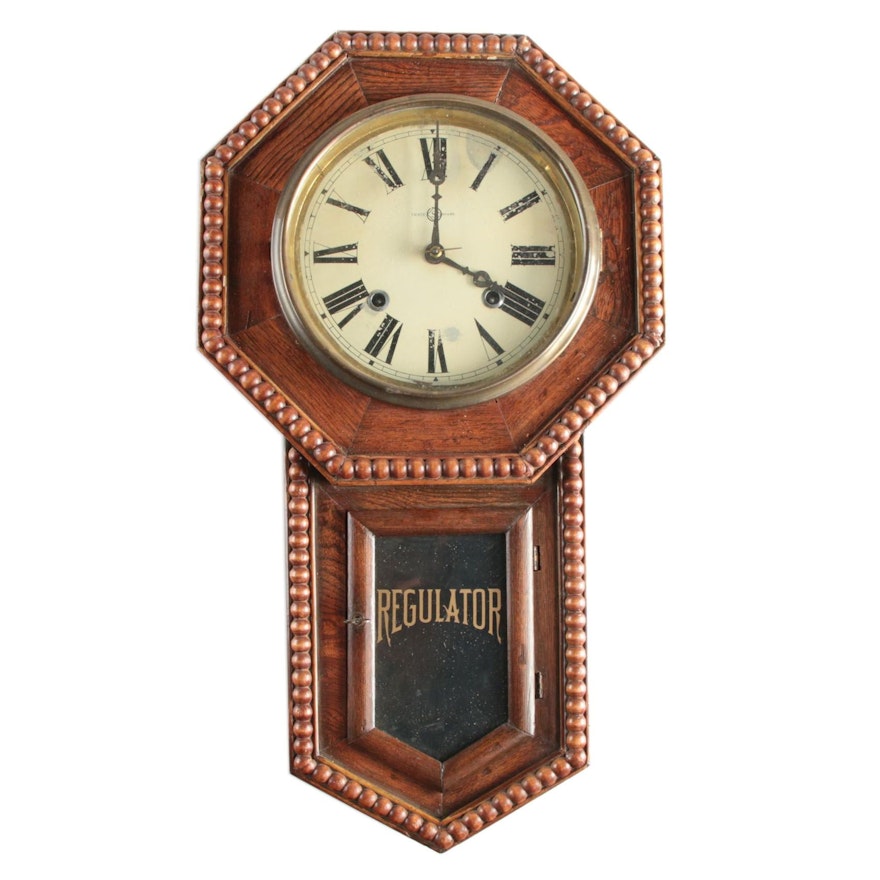 Japanese Seikosha Schoolhouse Clock, Late 19th/ Early 20th Century