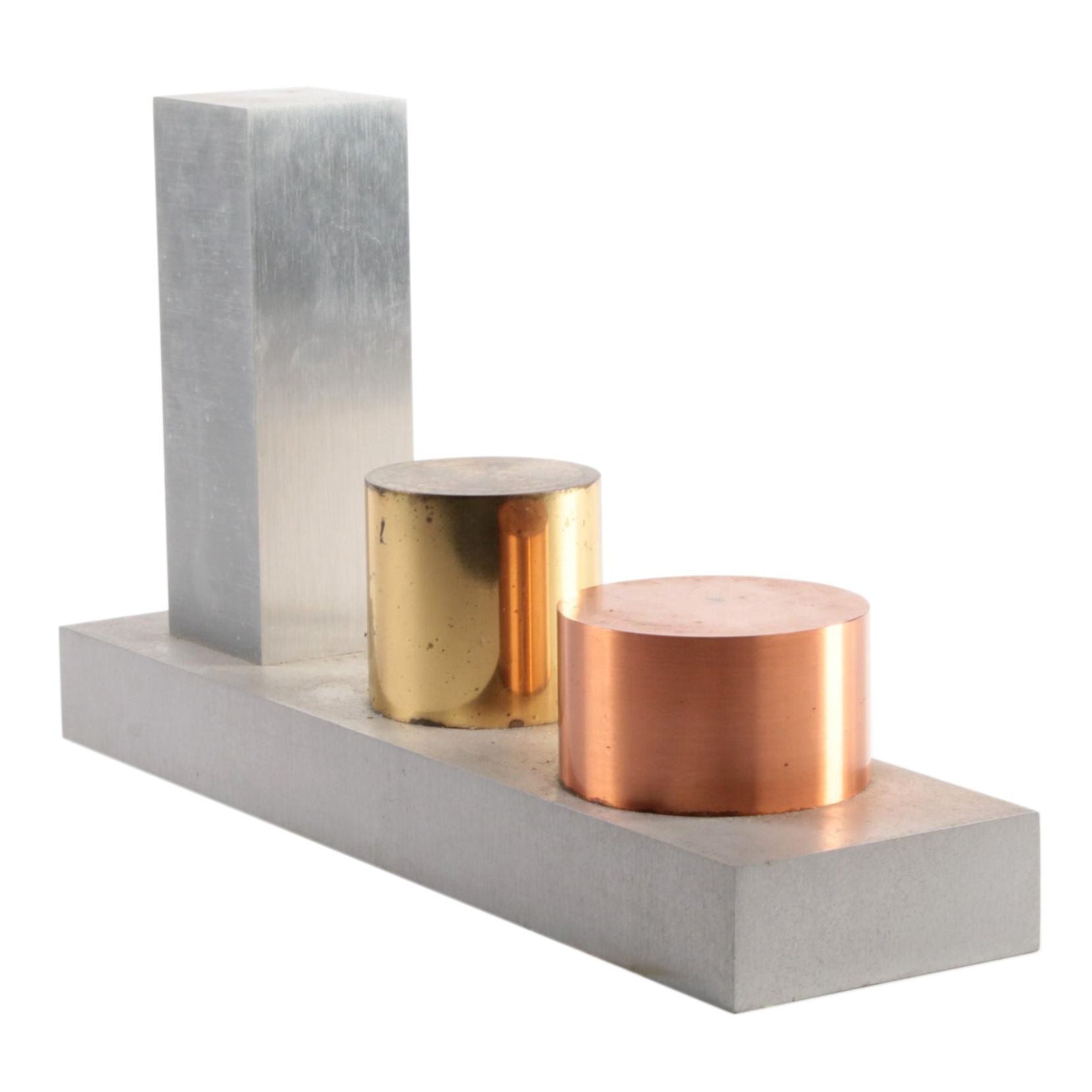 Louise Pershing Minimalist Metal Sculpture