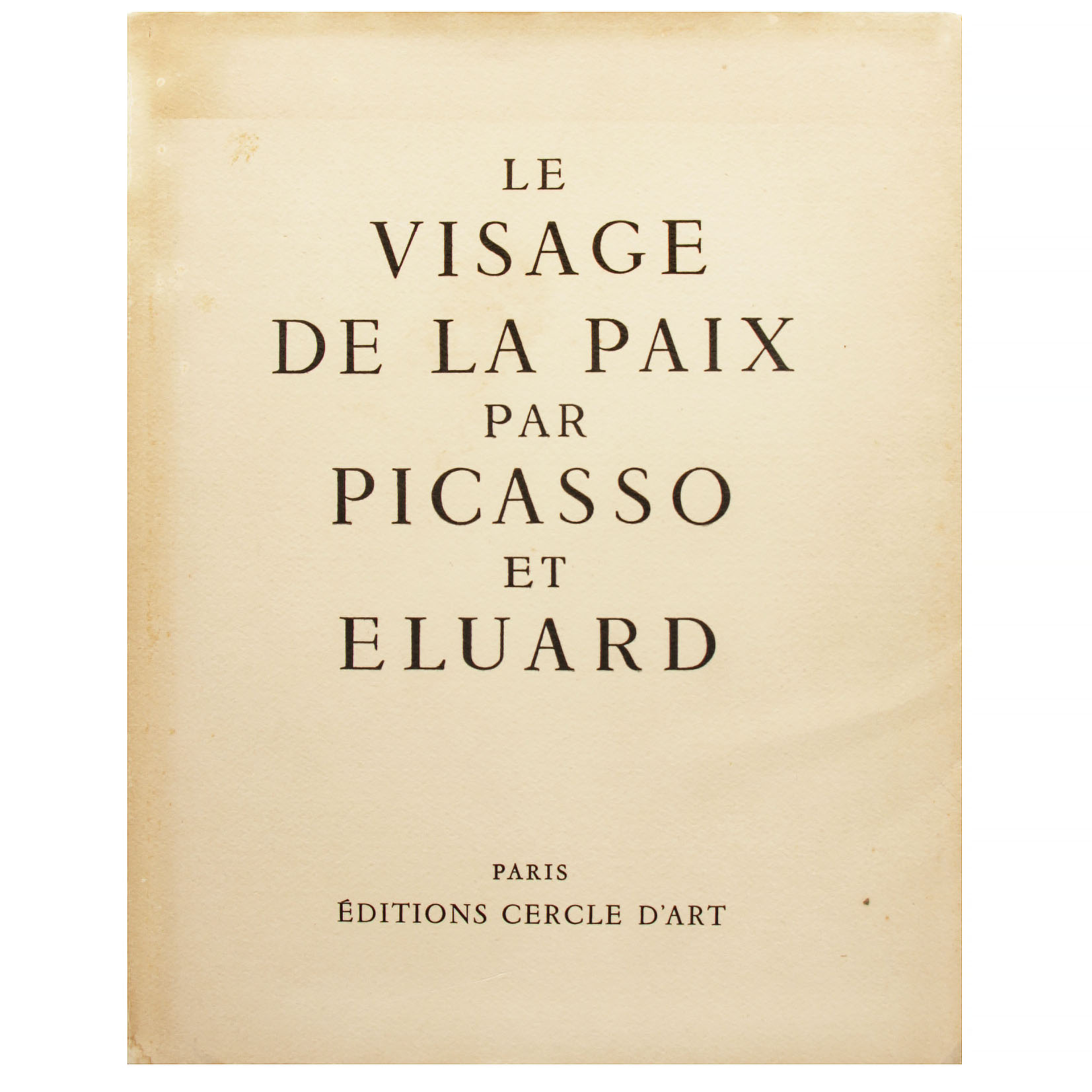 Pablo Picasso Signed "Le Visage de la Paix par Picasso et Éluard", 1951